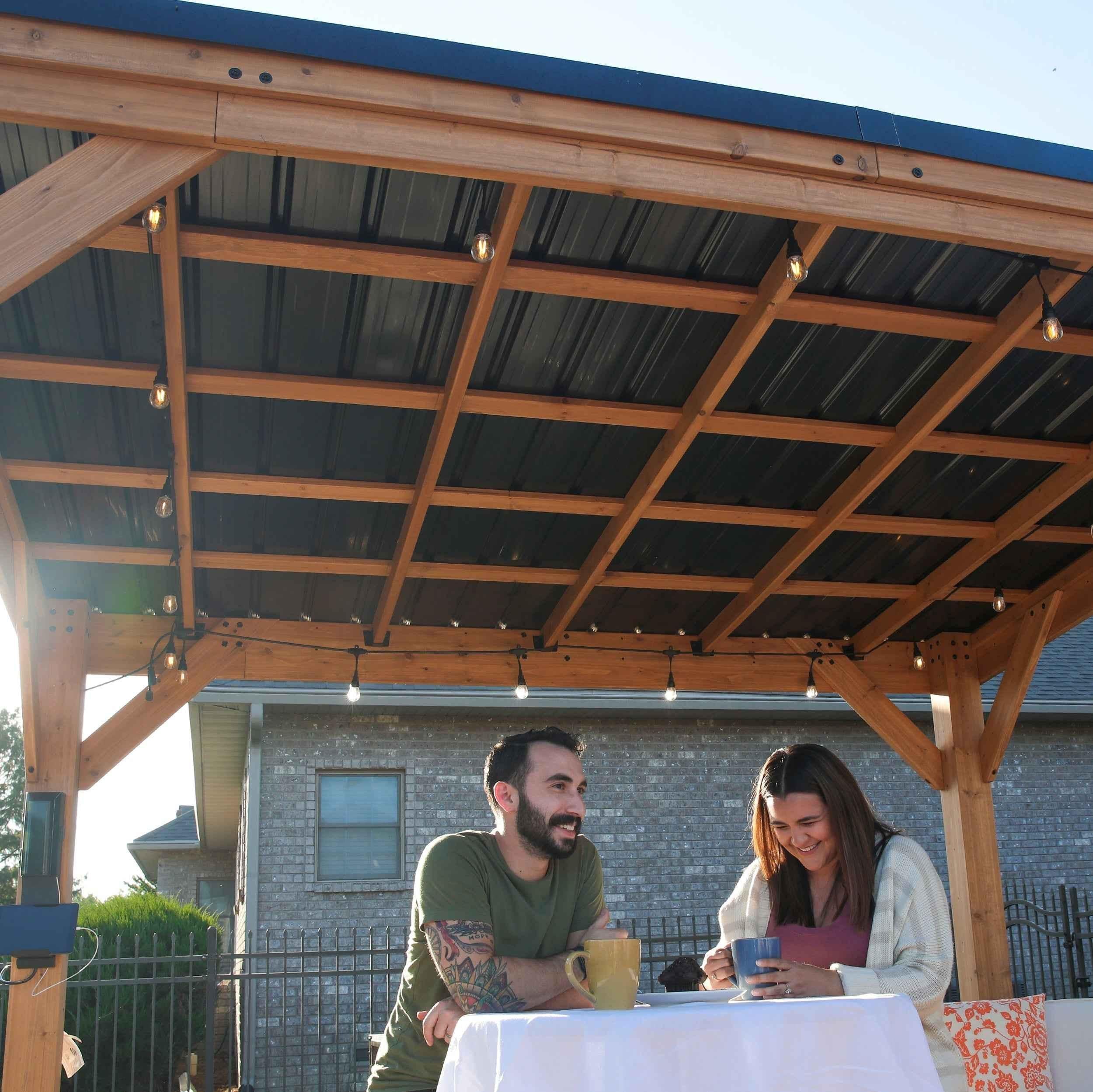 Backyard Discovery 14x12 Arcadia Gazebo.