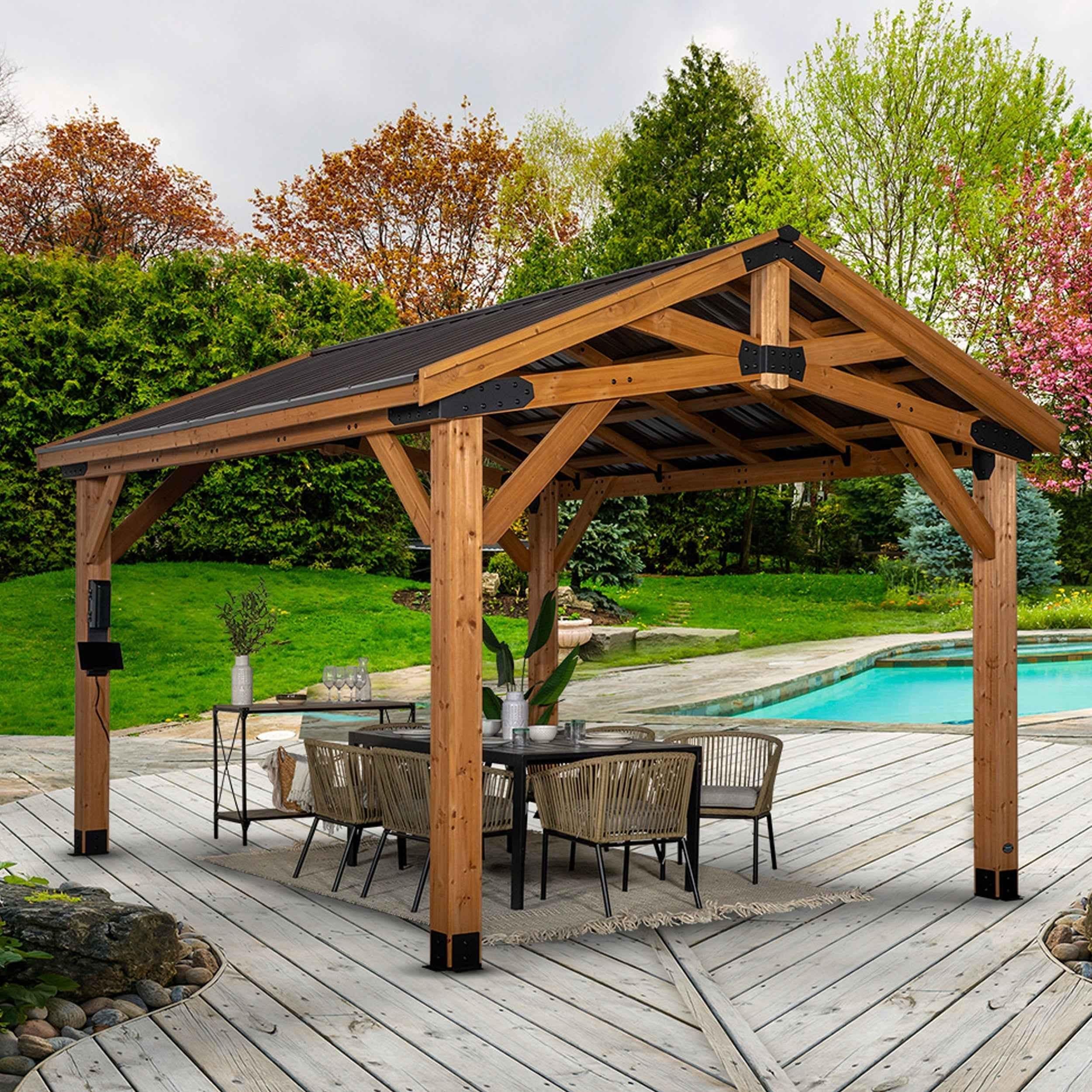 Backyard Discovery 14x12 Norwood Gazebo.
