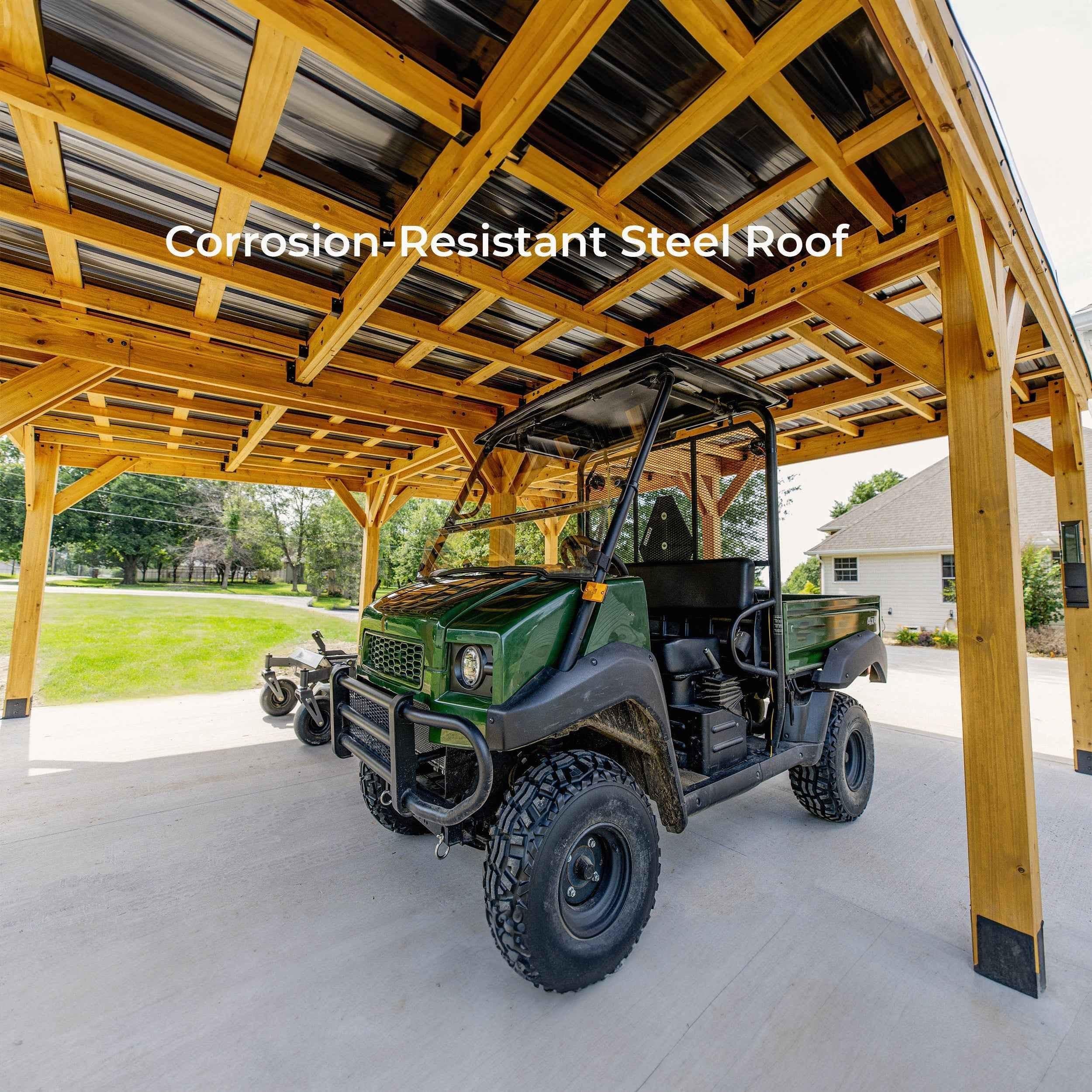 Backyard Discovery 20x20 Kingsport Carport.