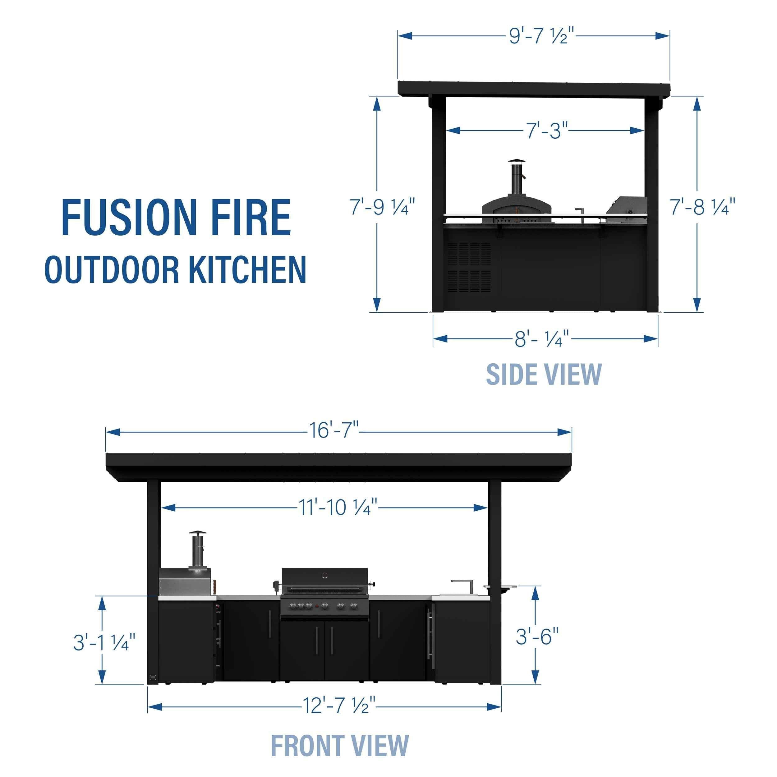 Backyard Discovery Fusion Fire Outdoor Kitchen.