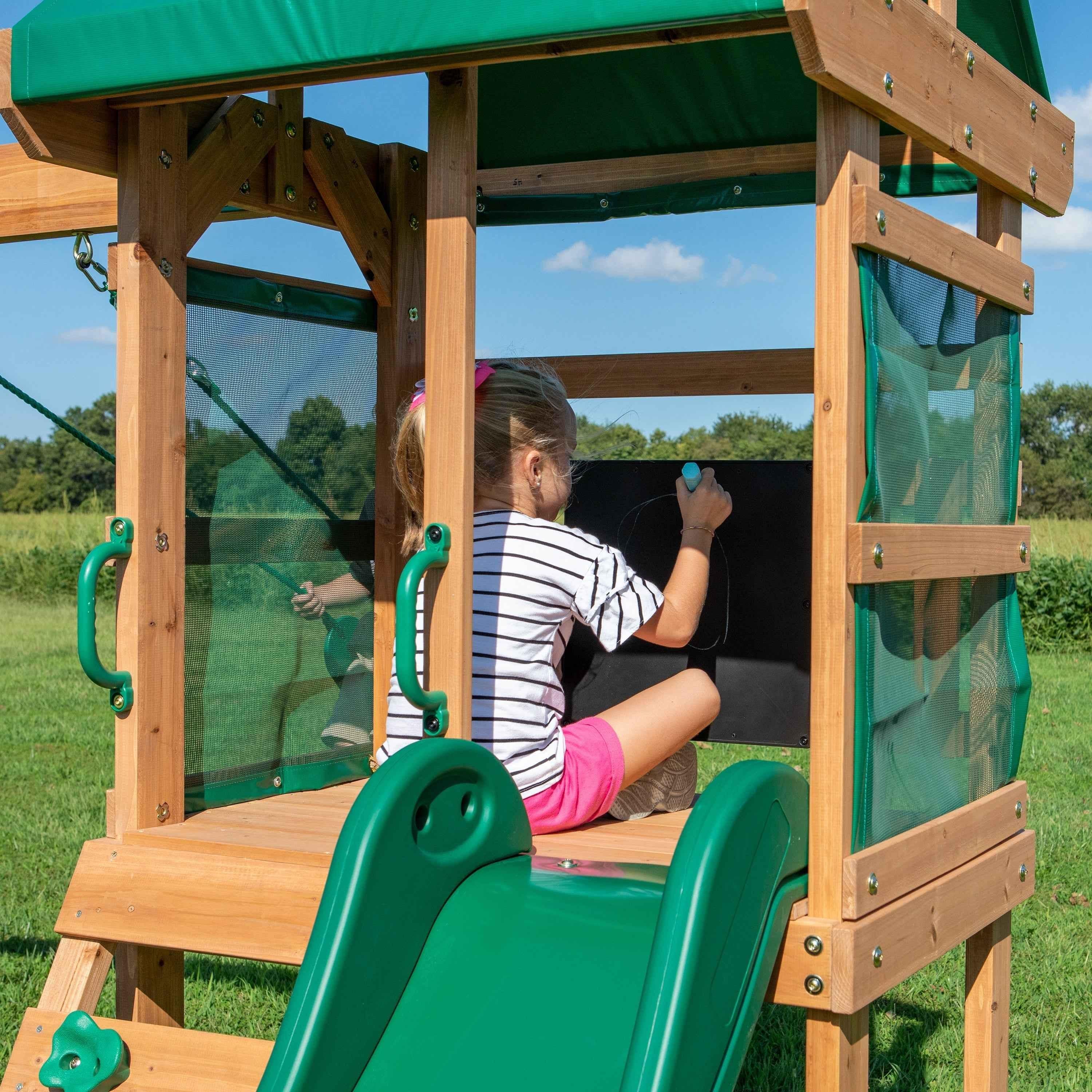 Backyard Discovery Buckley Hill Swing Set.