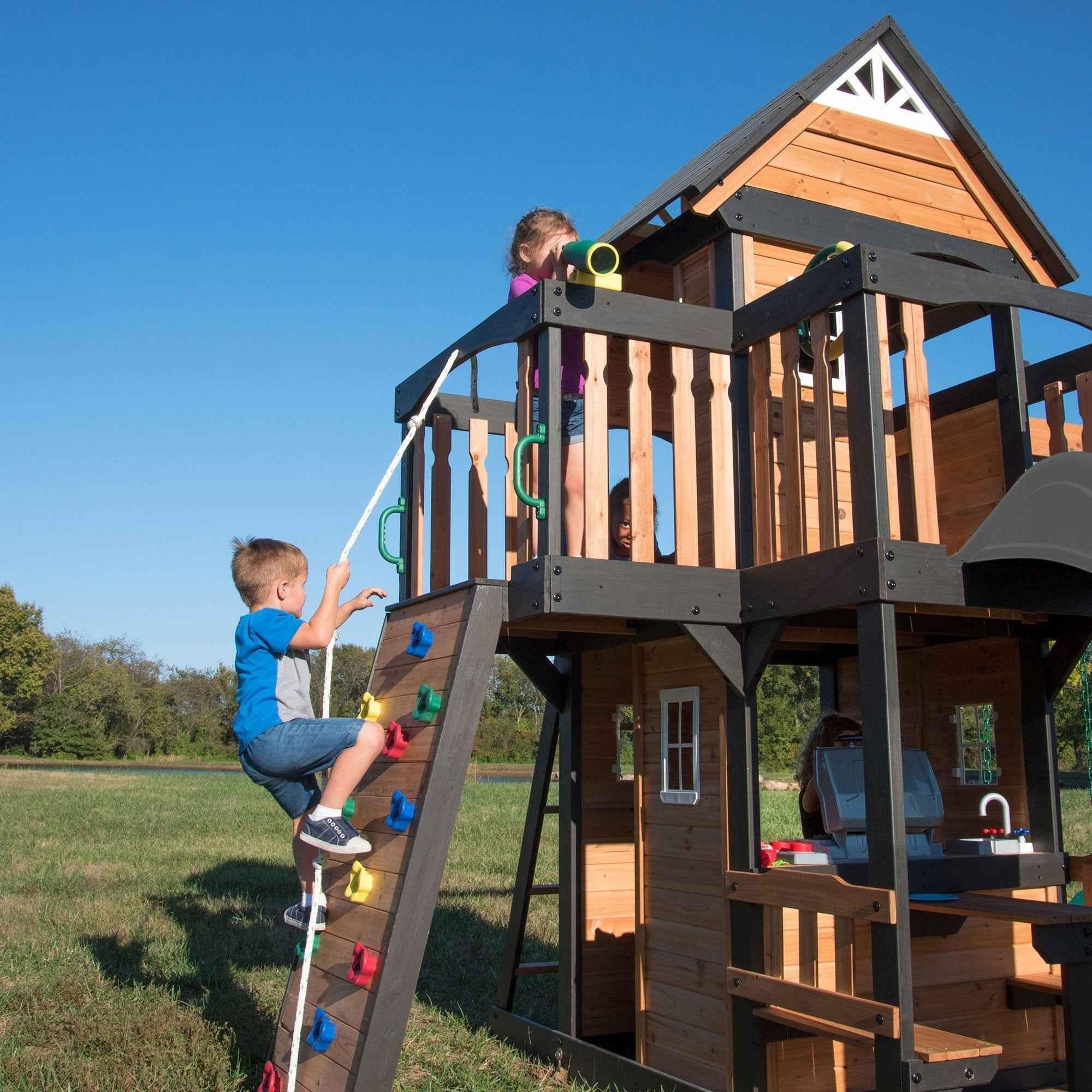 Backyard Discovery Canyon Creek Swing Set