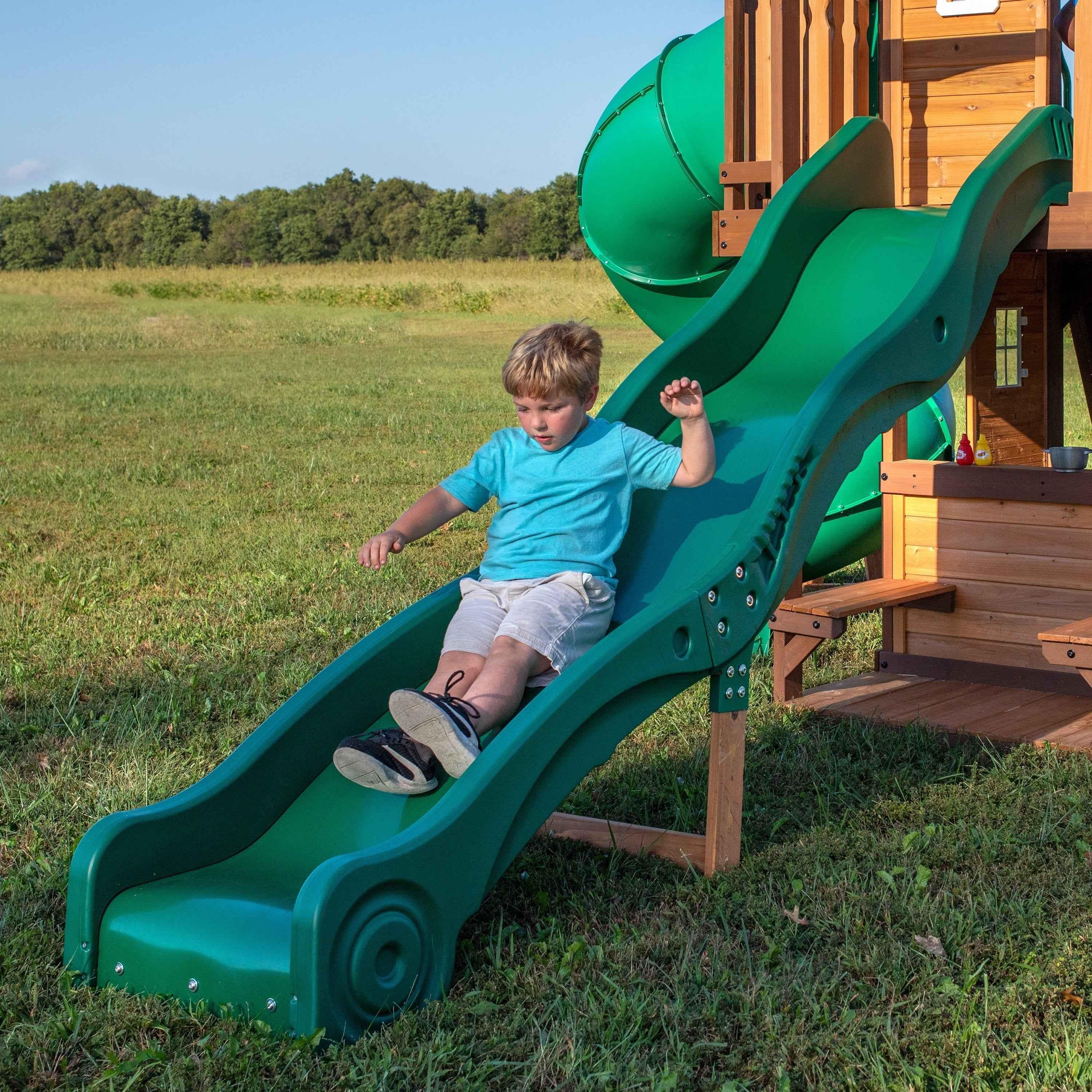 Backyard Discovery Cedar Cove Swing Set.