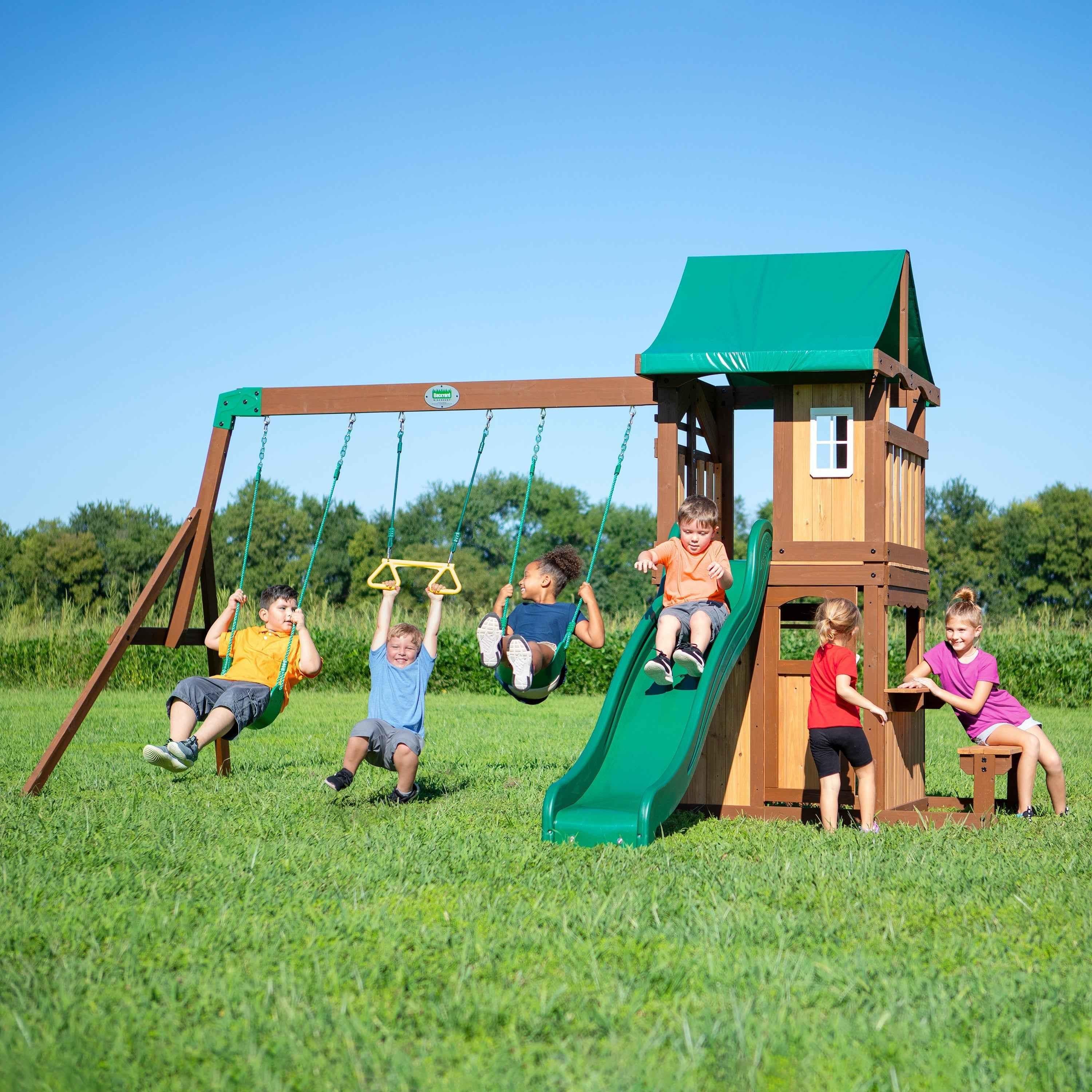 Backyard Discovery Lakewood Swing Set.