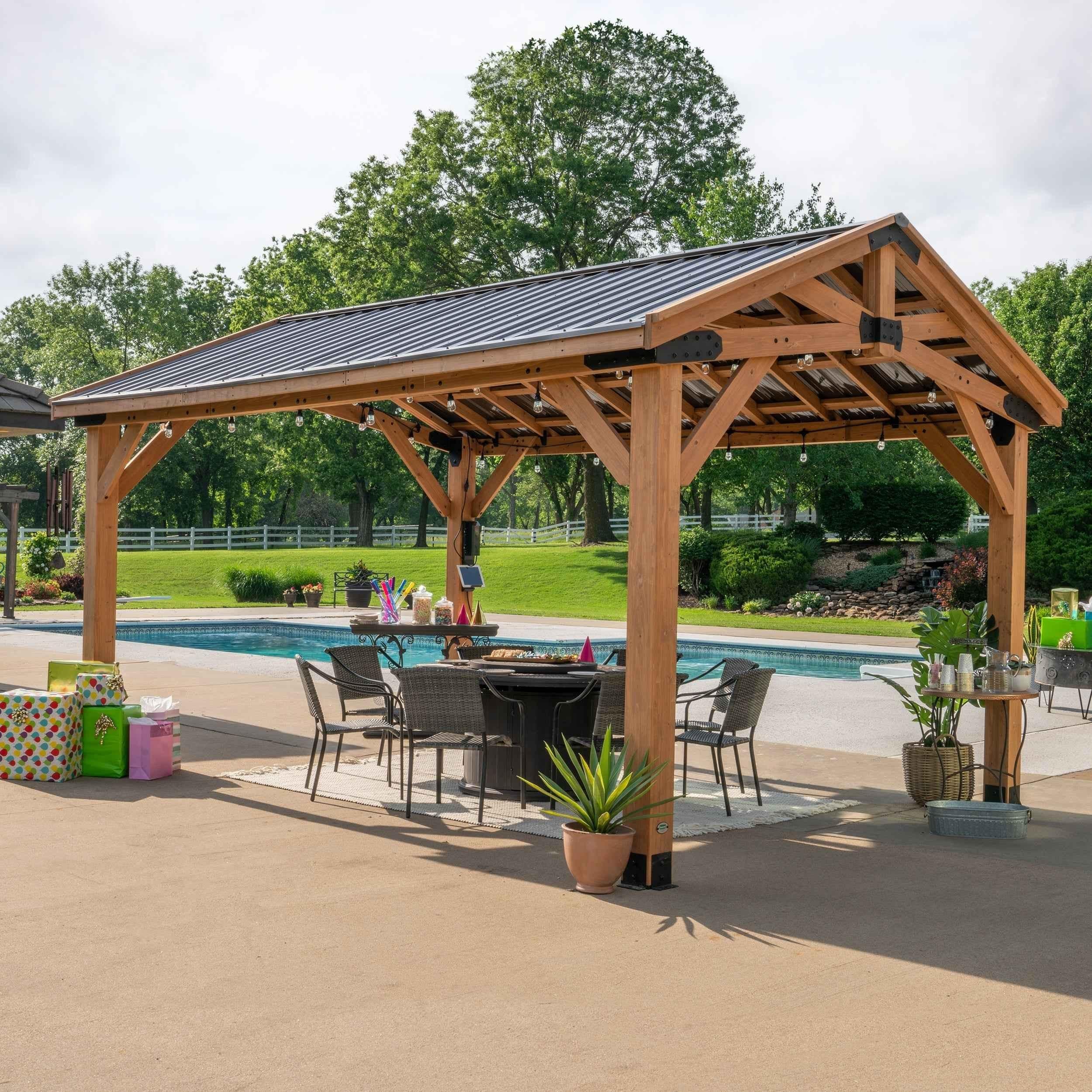 Backyard Discovery 16x12 Norwood Gazebo.