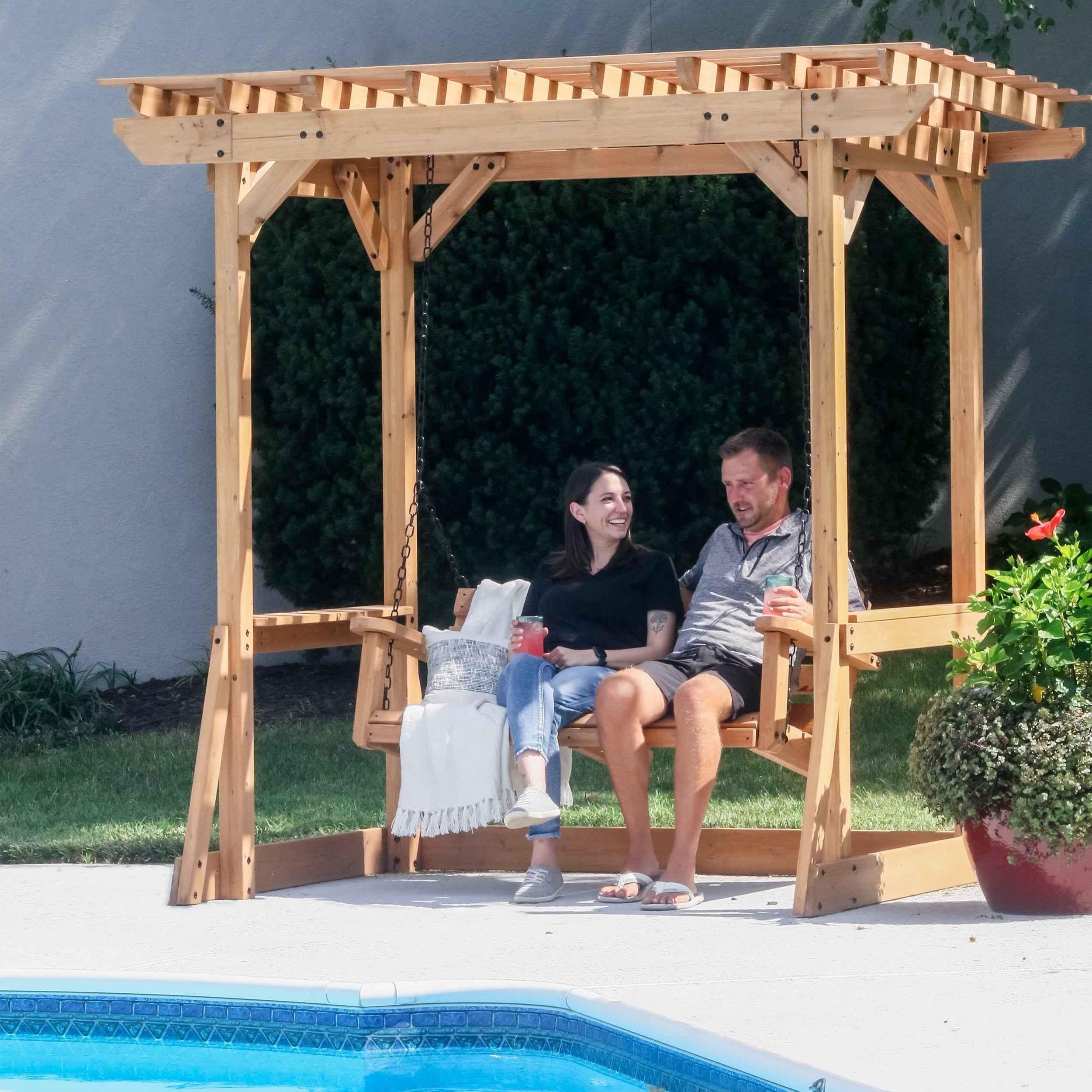 Backyard Discovery Callahan Pergola Swing.