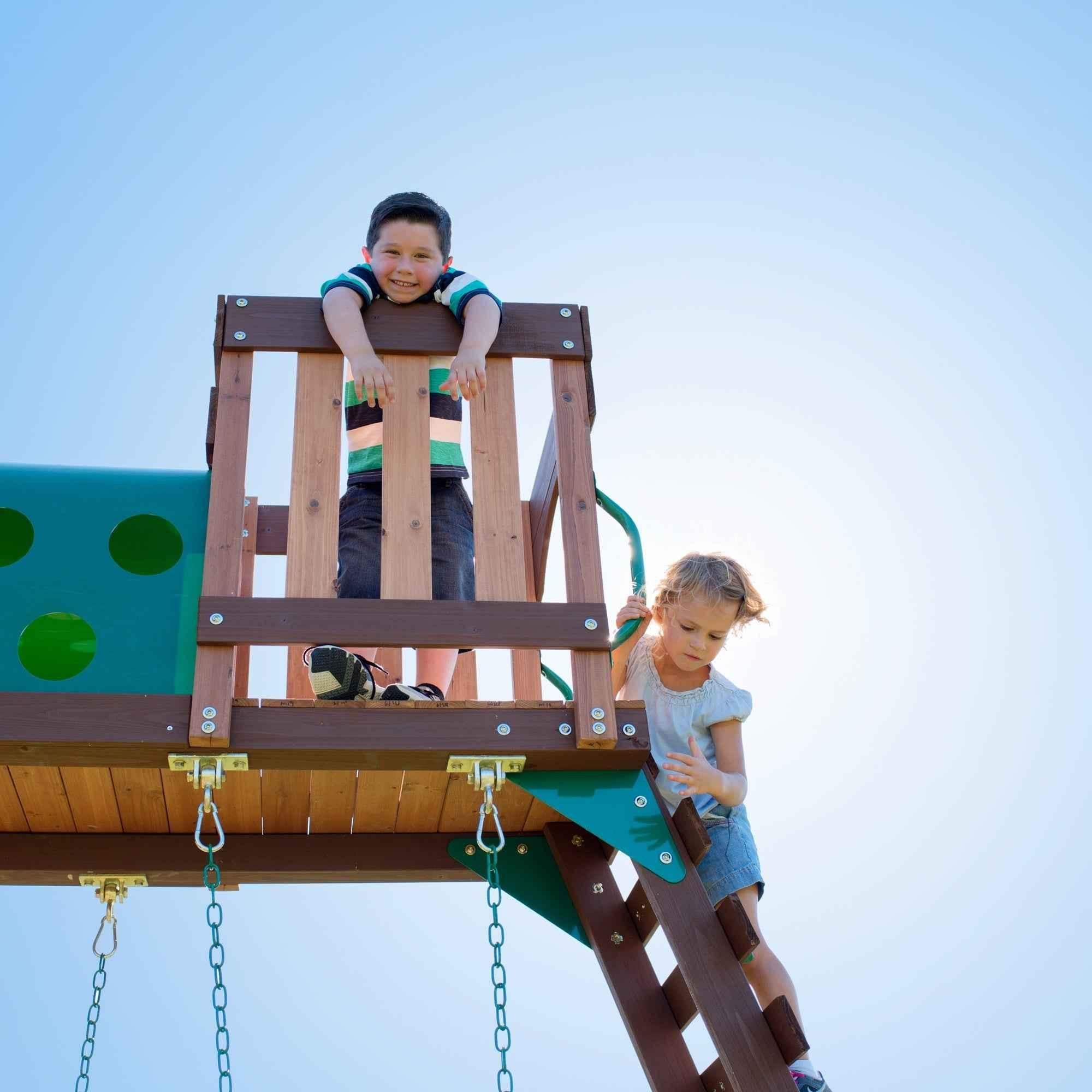 Backyard Discovery Woodridge Elite Swing Set