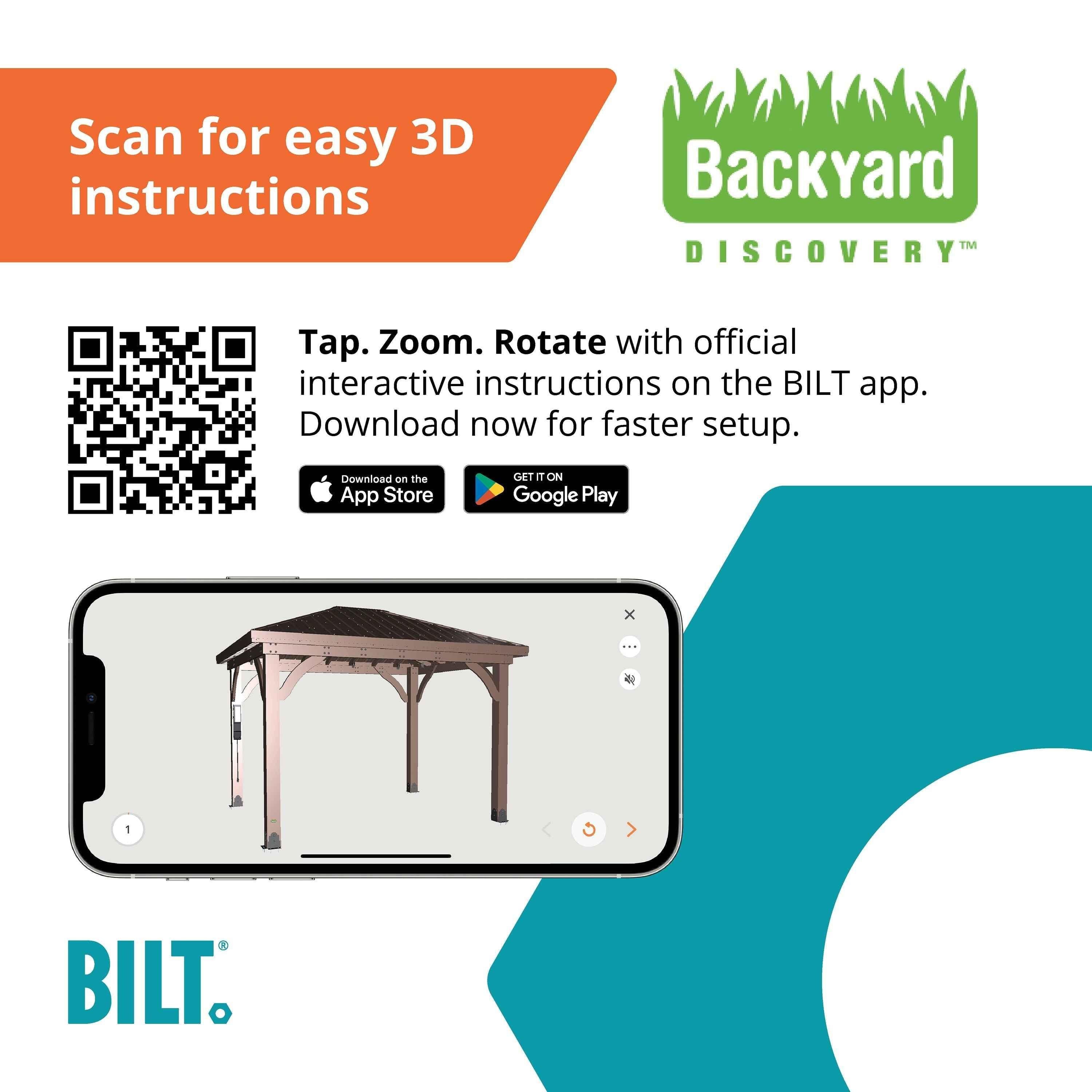 Backyard Discovery 12x10 Barrington Gazebo.