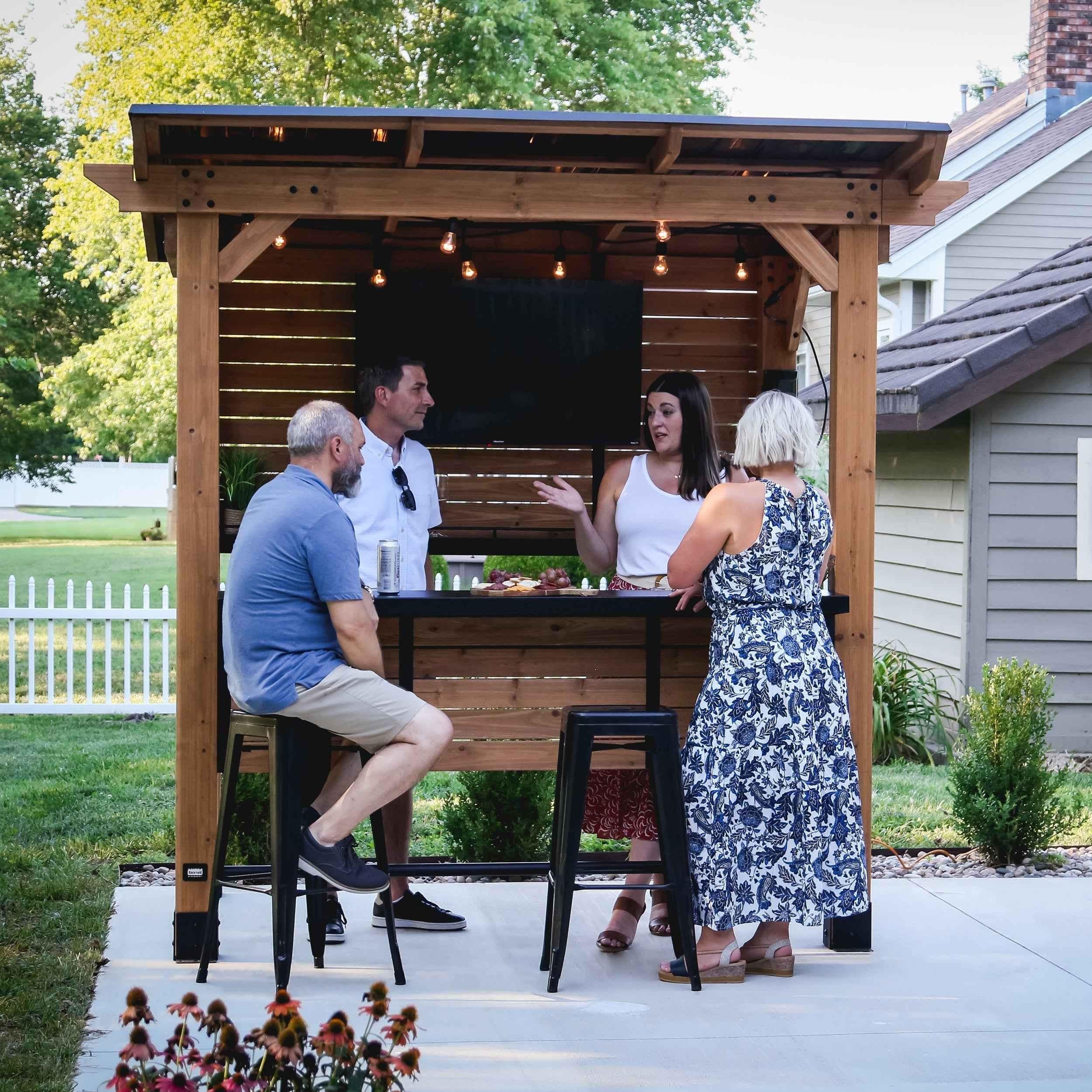 Backyard Discovery Cedar Springs Outdoor Bar.