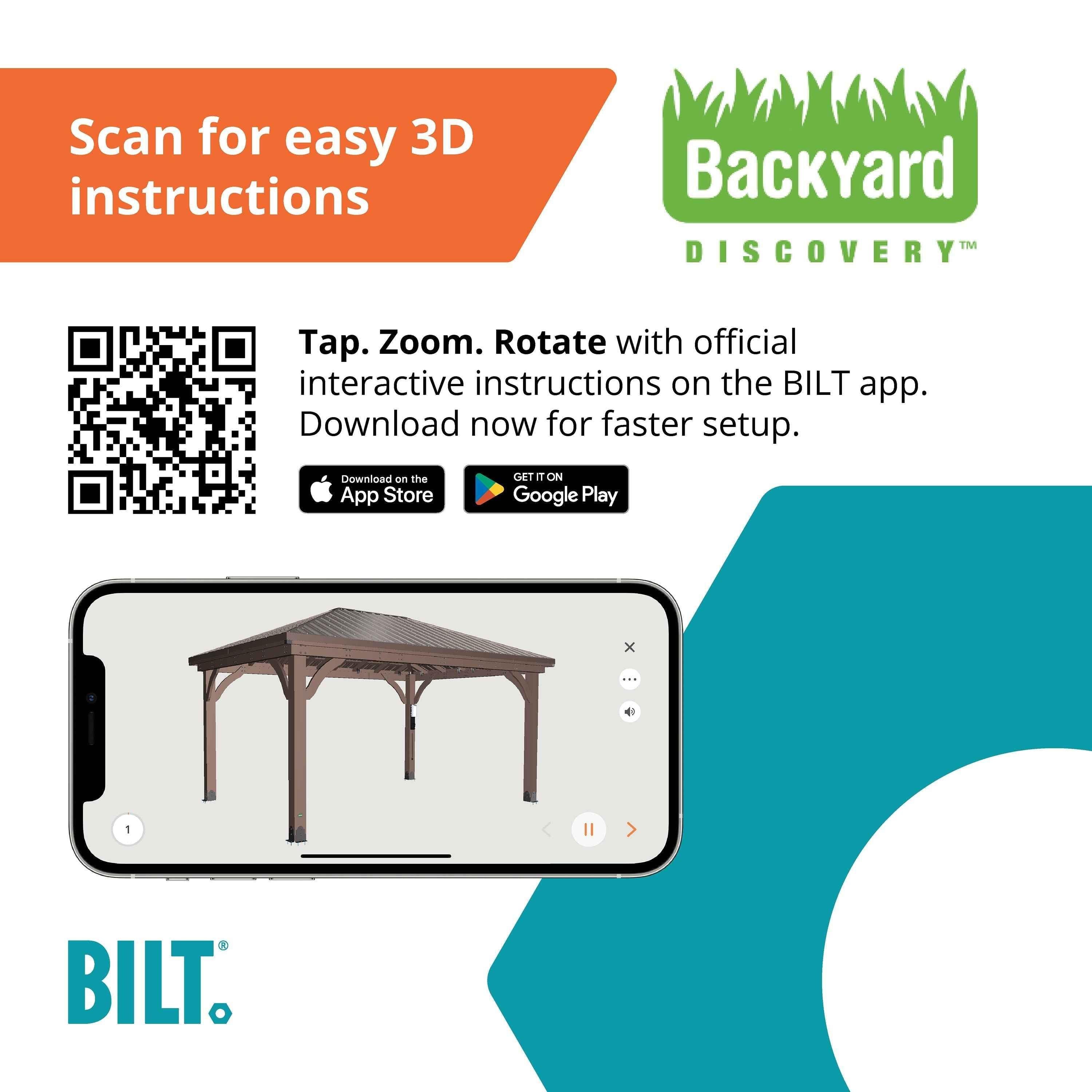 Backyard Discovery 16x12 Barrington Gazebo.