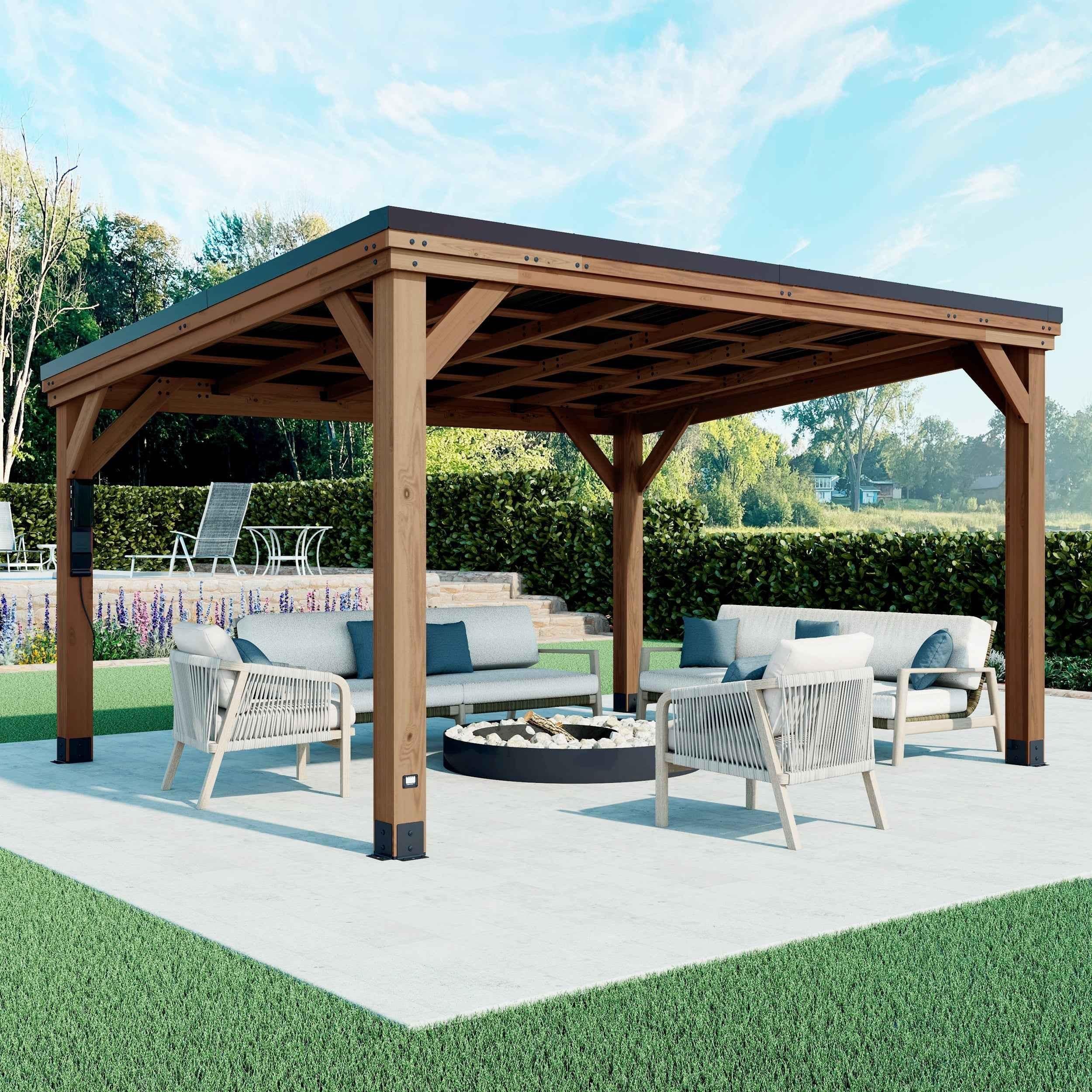 Backyard Discovery 14x12 Arcadia Gazebo.