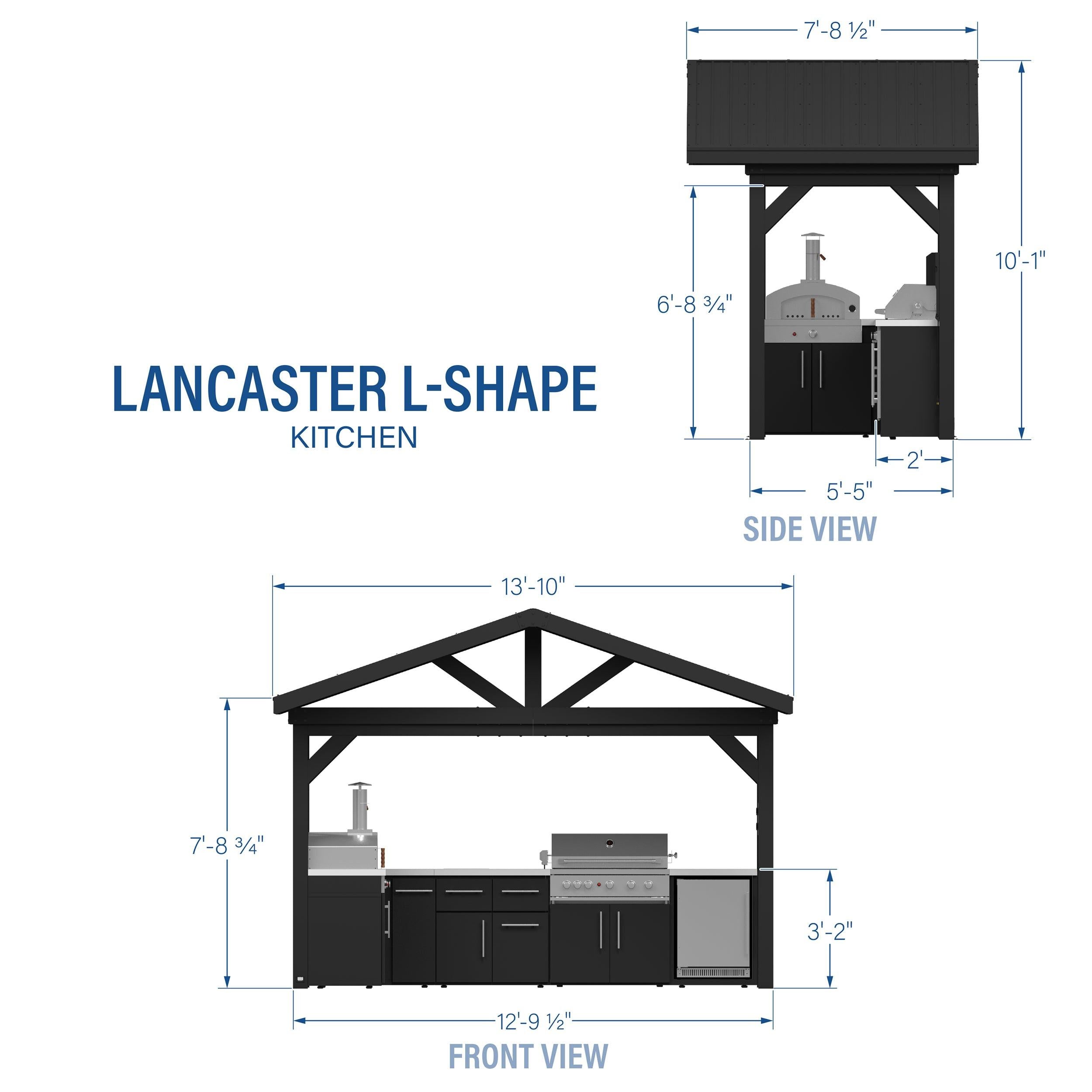 Backyard Discovery Lancaster L-Shape Outdoor Kitchen.