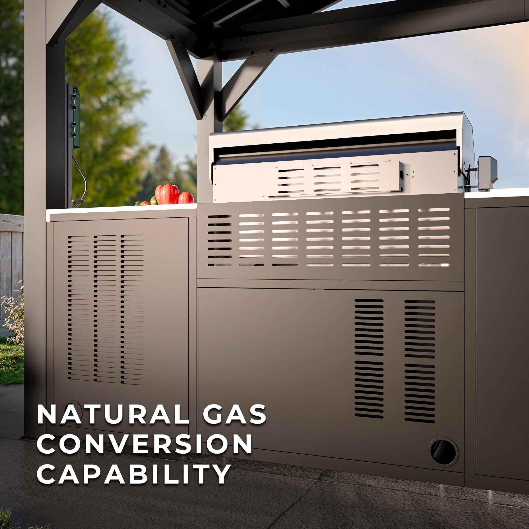 Backyard Discovery Lancaster L-Shape Outdoor Kitchen.