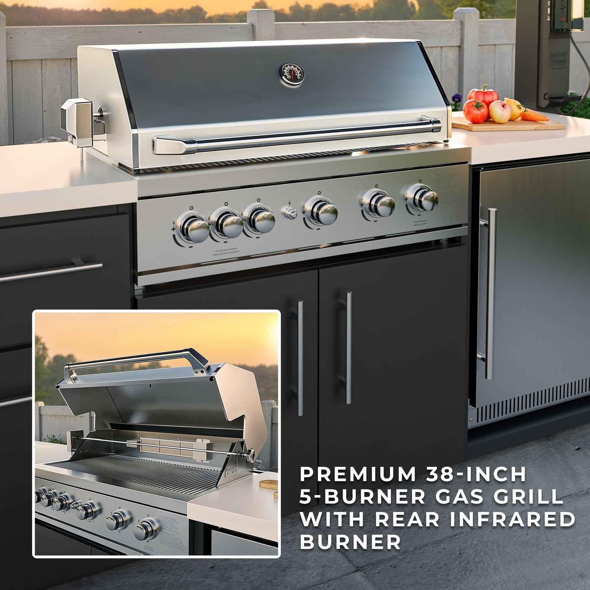 Backyard Discovery Lancaster Linear Outdoor Kitchen.