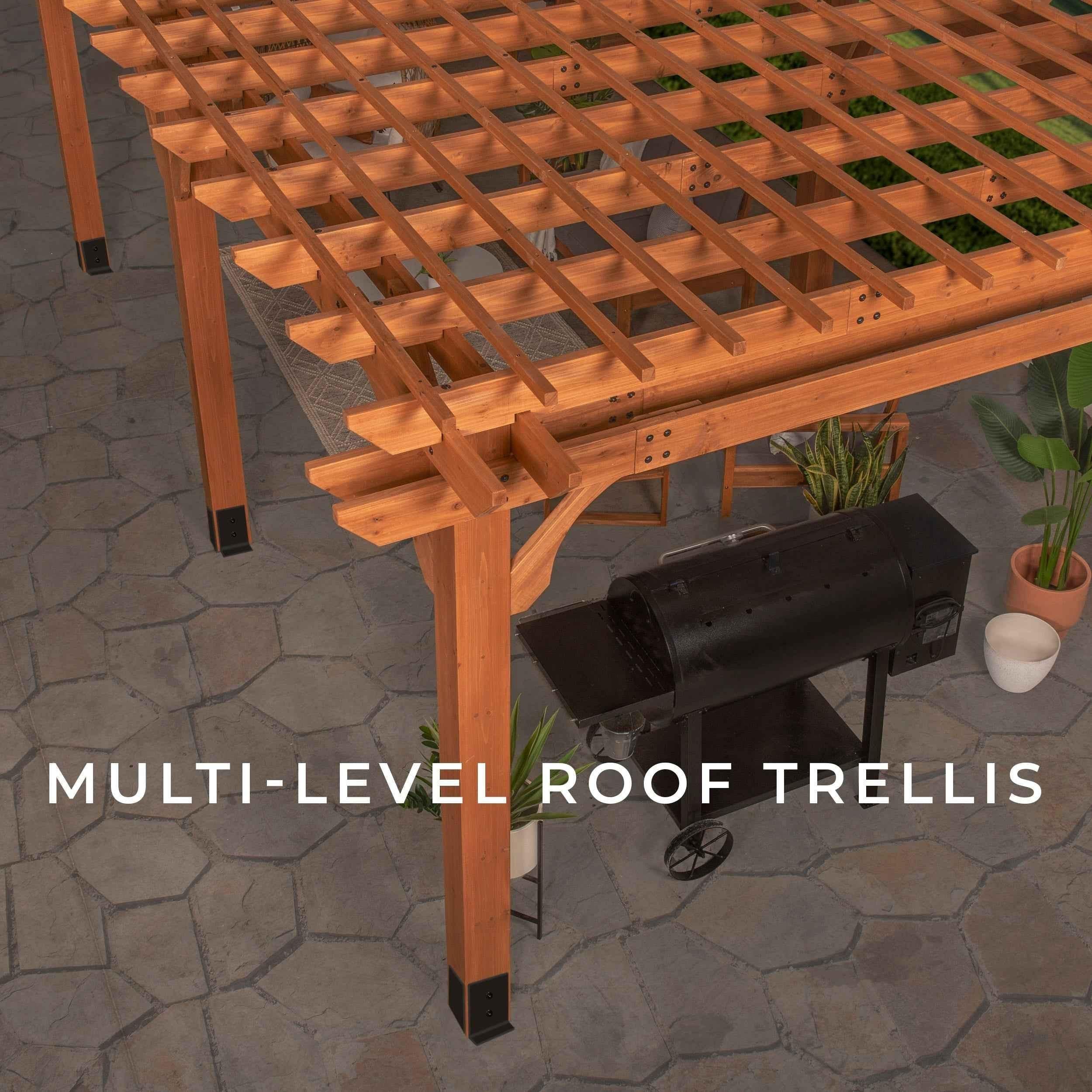Backyard Discovery 24x12 Beaumont Pergola.