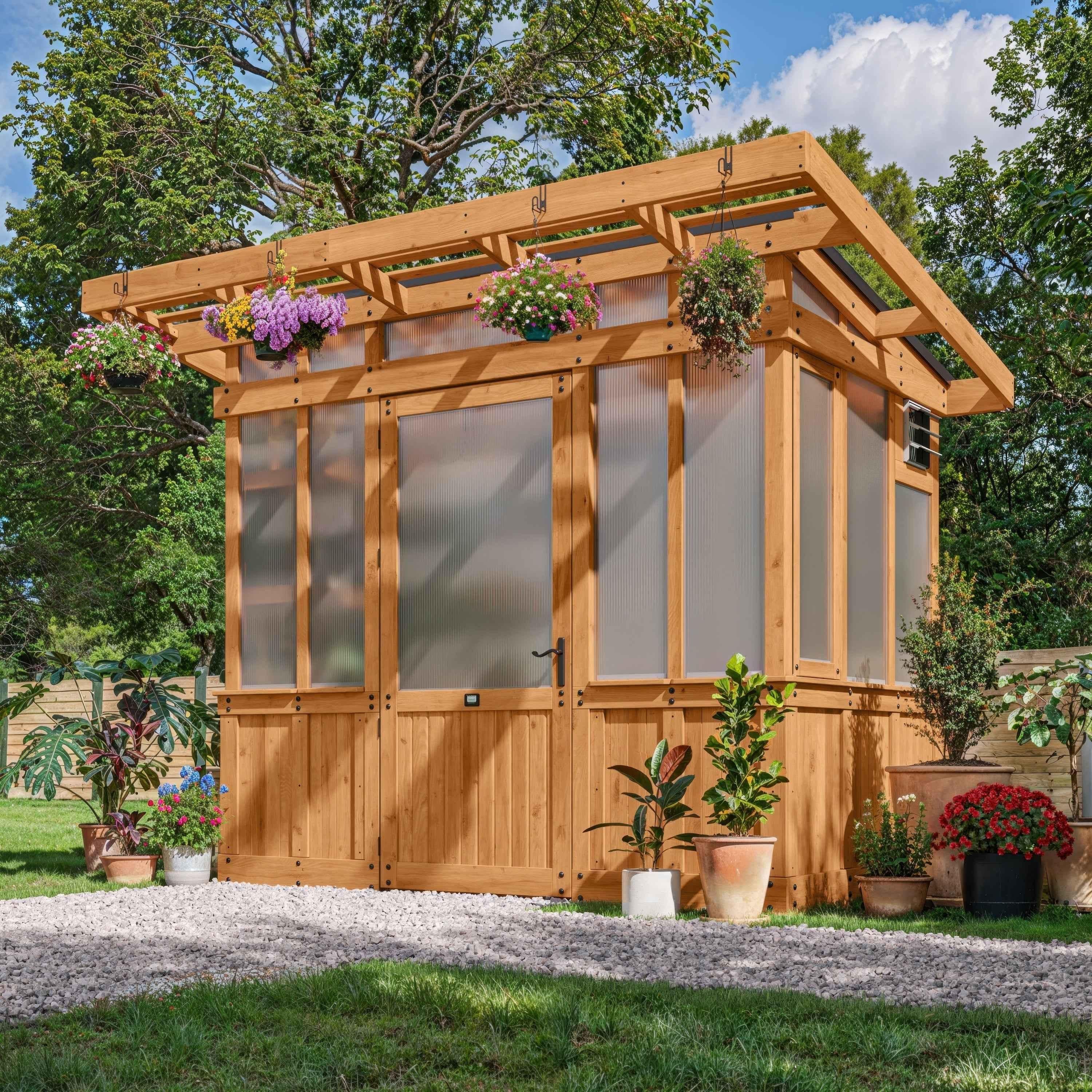 Backyard Discovery 9x6 Poppy Greenhouse.