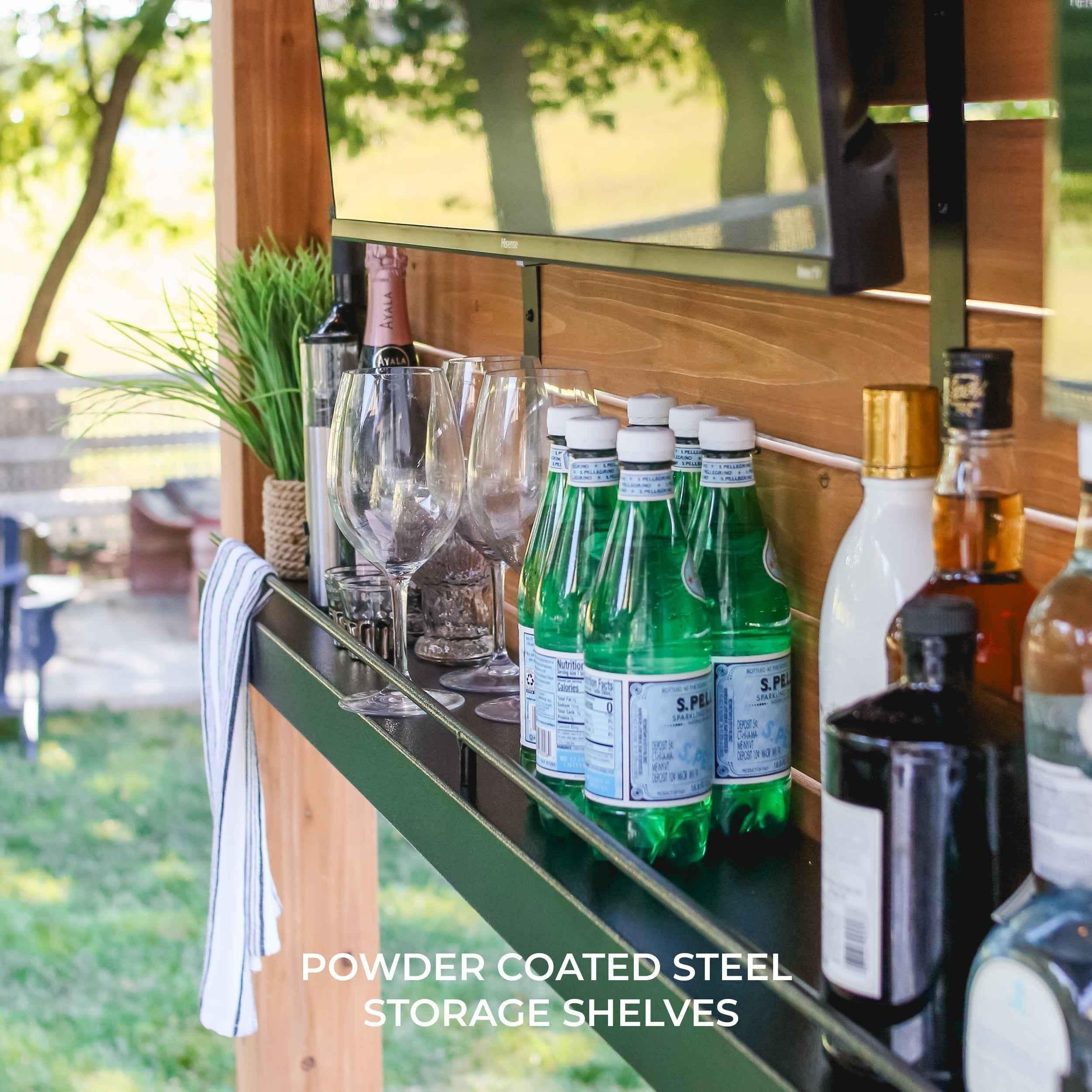 Backyard Discovery Cedar Springs Outdoor Bar.