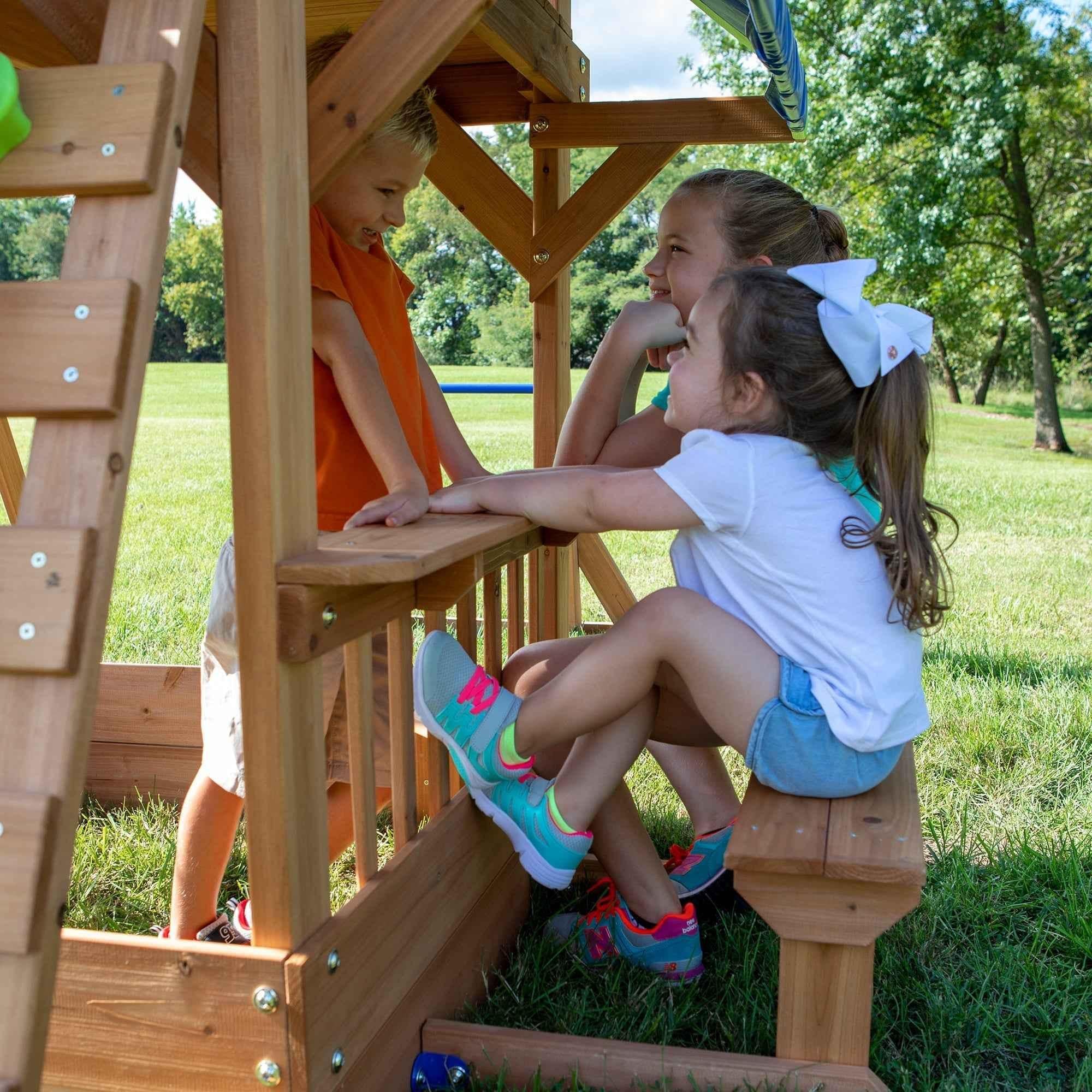 Backyard Discovery Beach Front Swing Set.