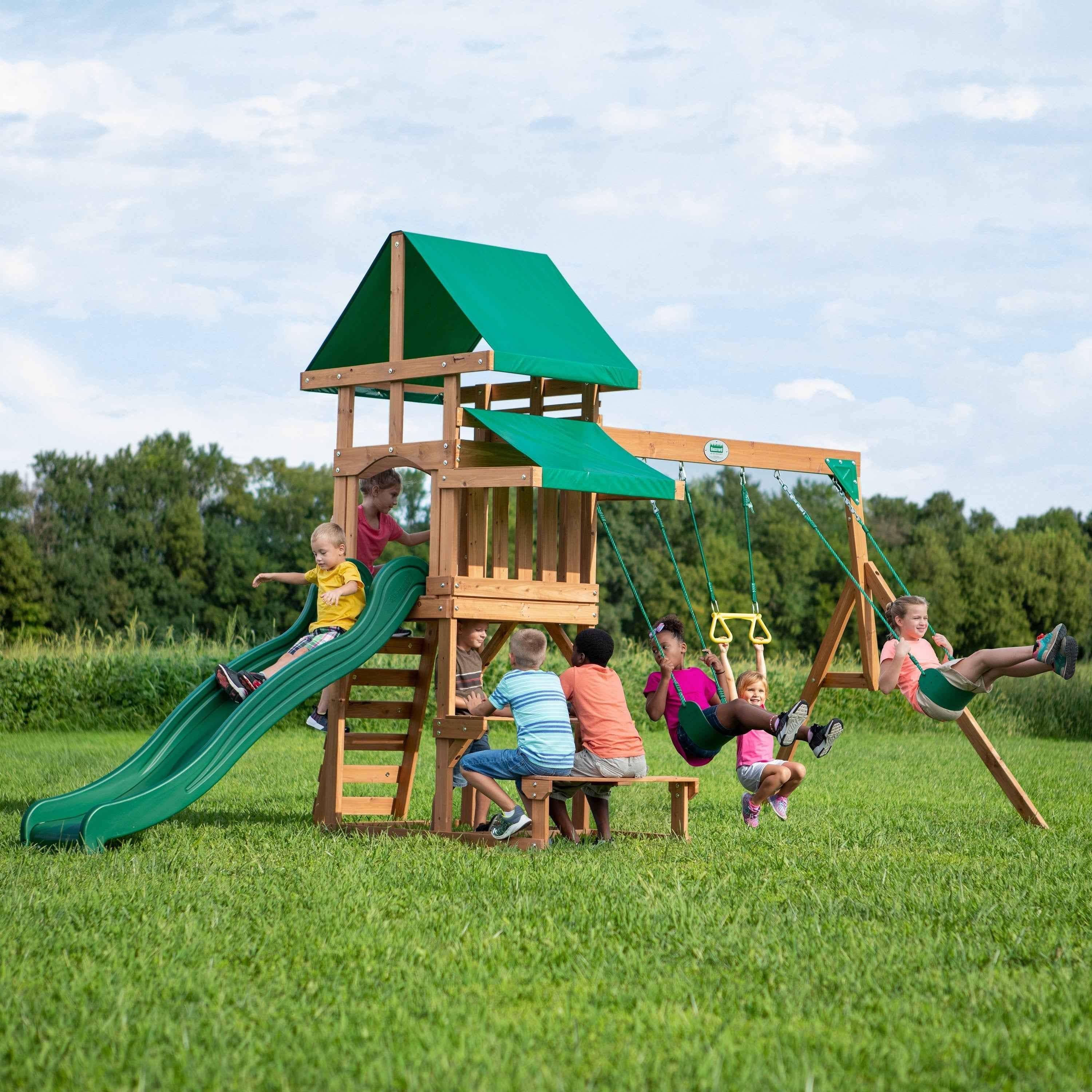 Backyard Discovery Belmont Swing Set.