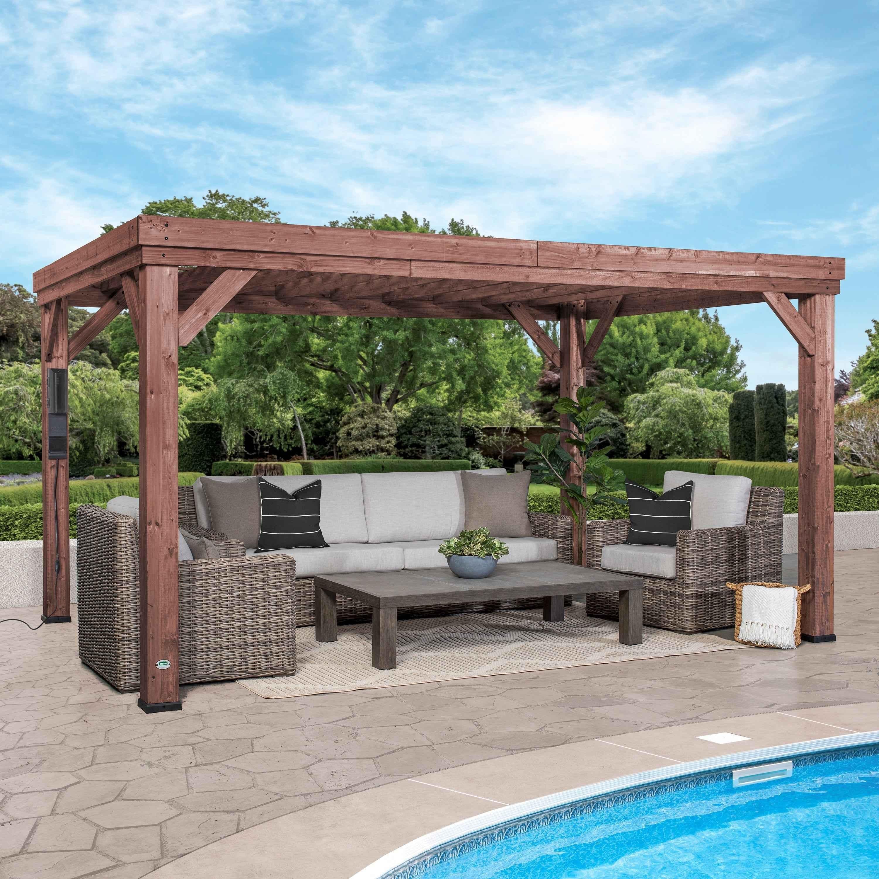 Backyard Discovery 14x10 Brockton Pergola.