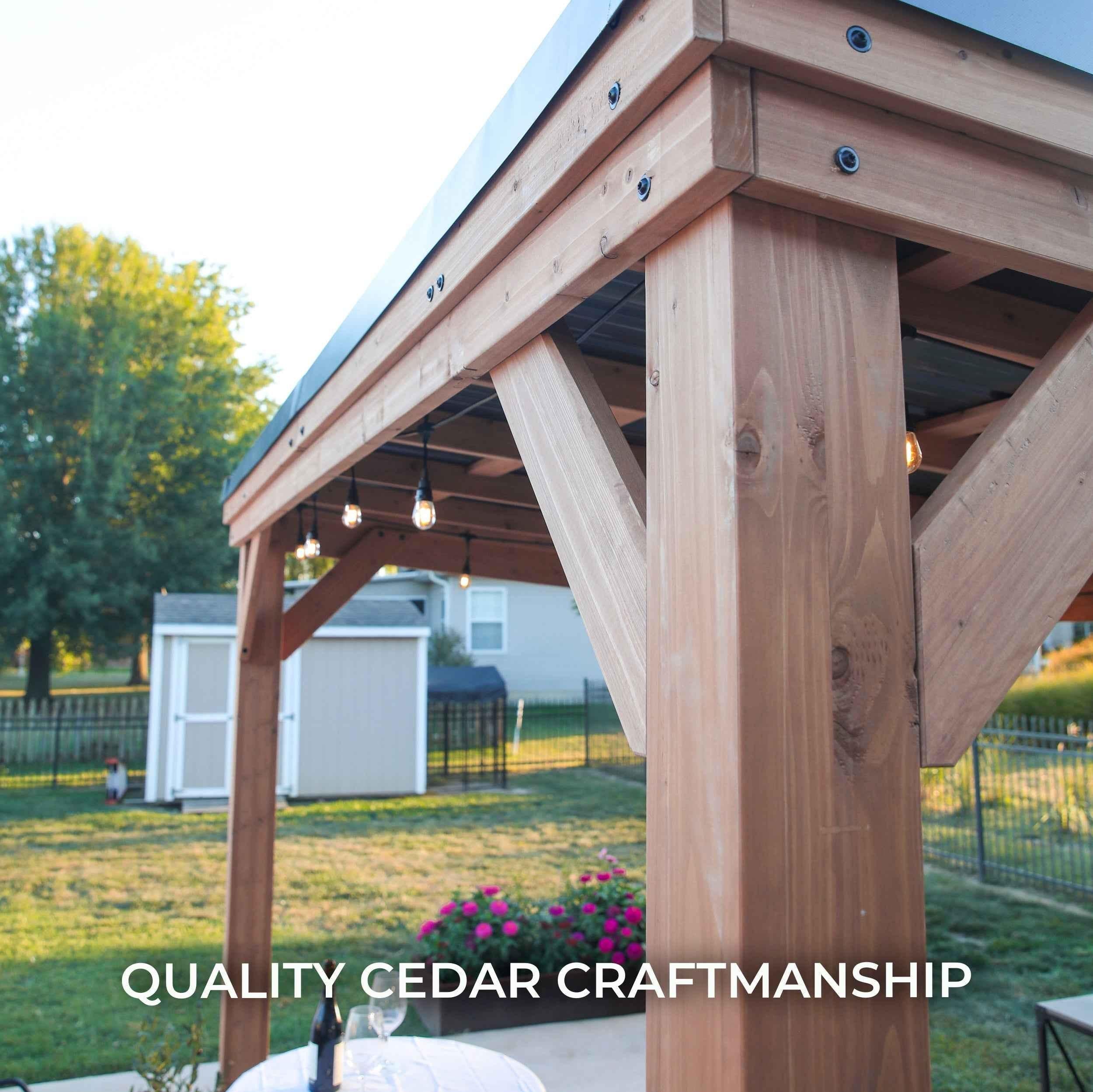 Backyard Discovery 12x9.5 Arcadia Gazebo.