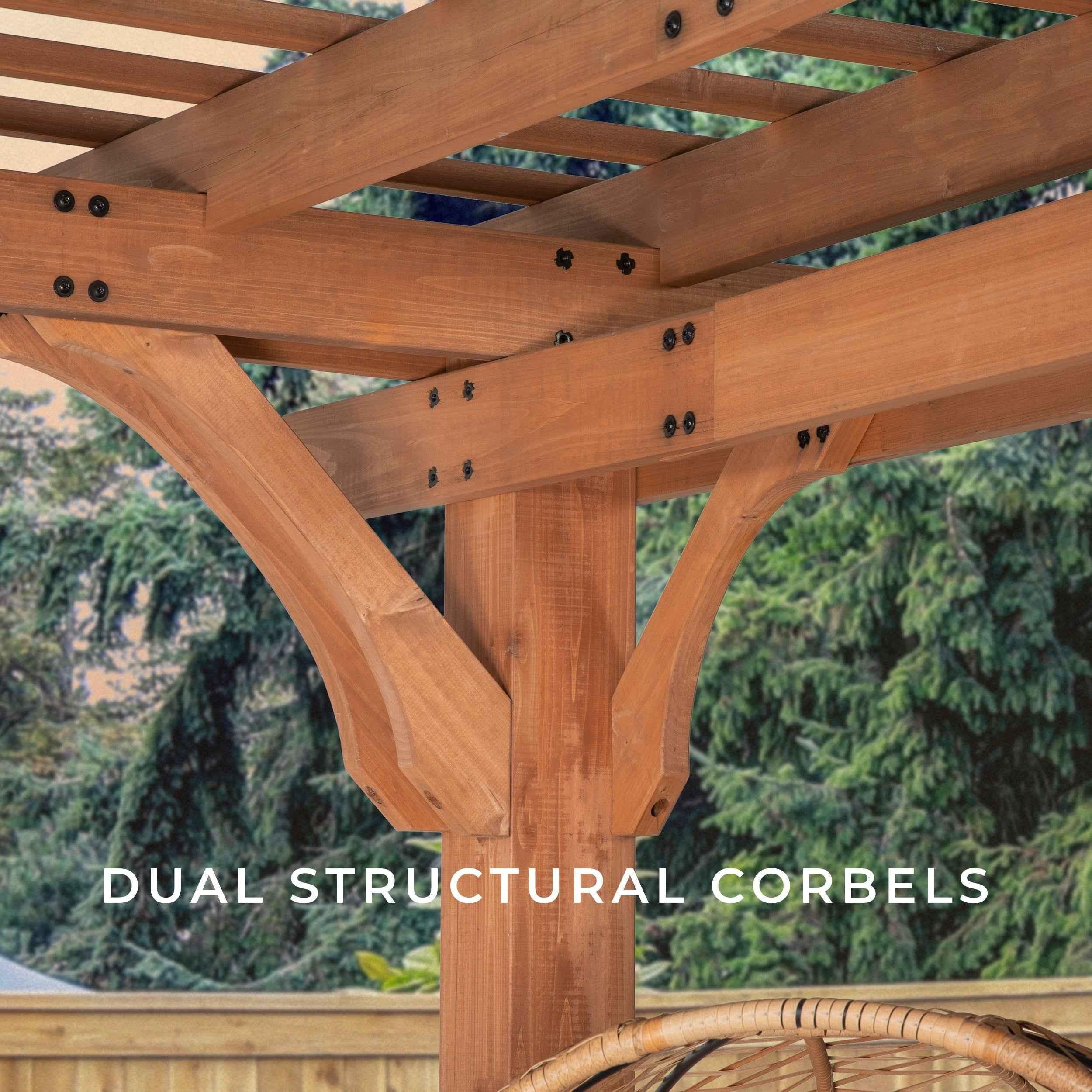 Backyard Discovery 14x12 Beaumont Pergola.