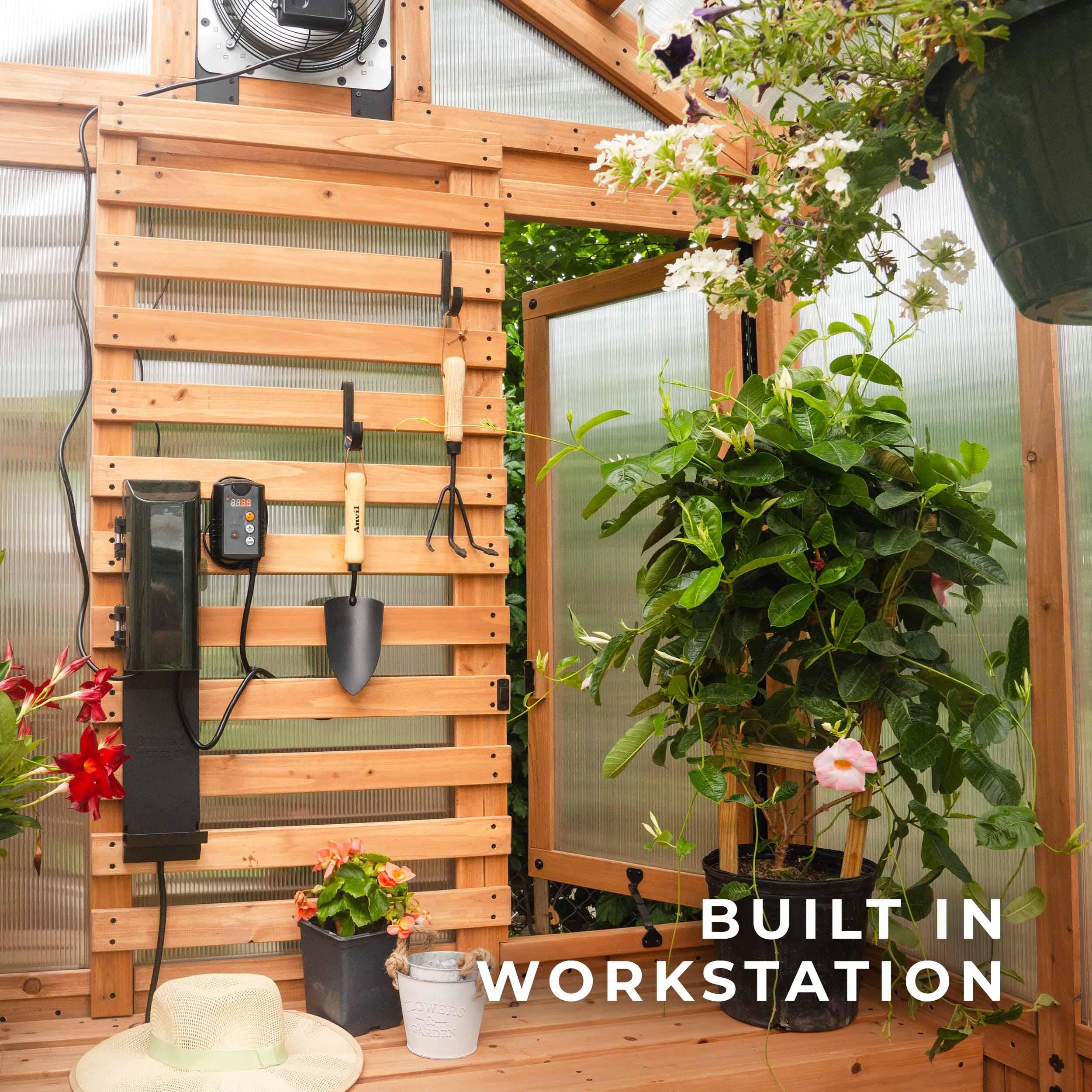 Backyard Discovery 9x6 Bellerose Greenhouse.