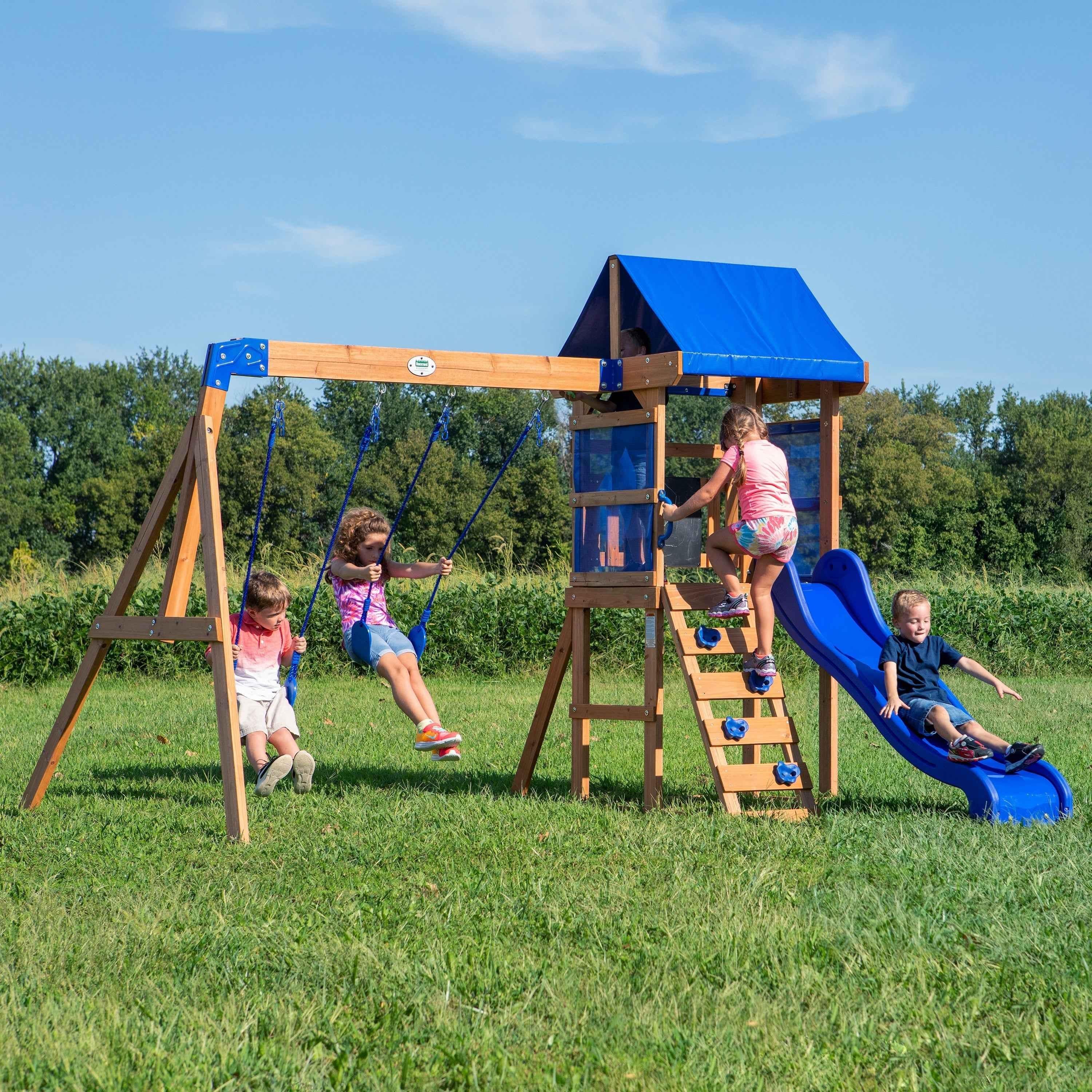 Backyard Discovery Aurora Swing Set.