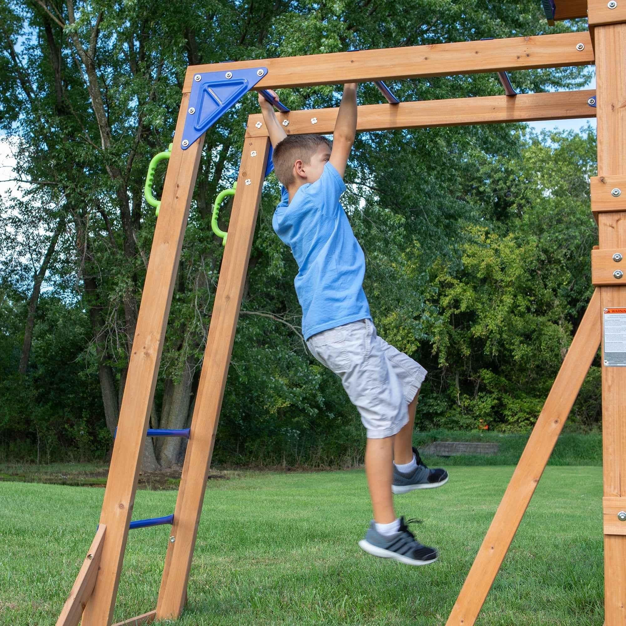 Backyard Discovery Beach Front Swing Set.