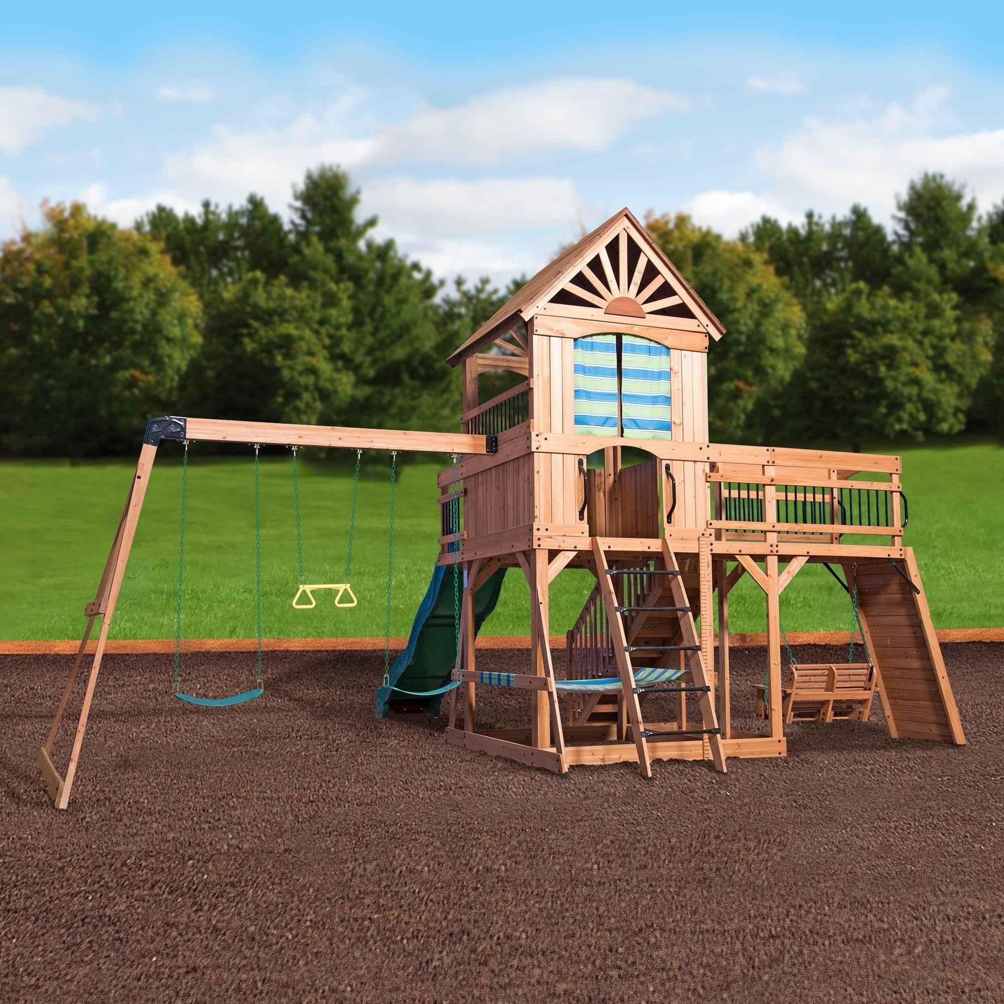 Backyard Discovery Caribbean Swing Set.