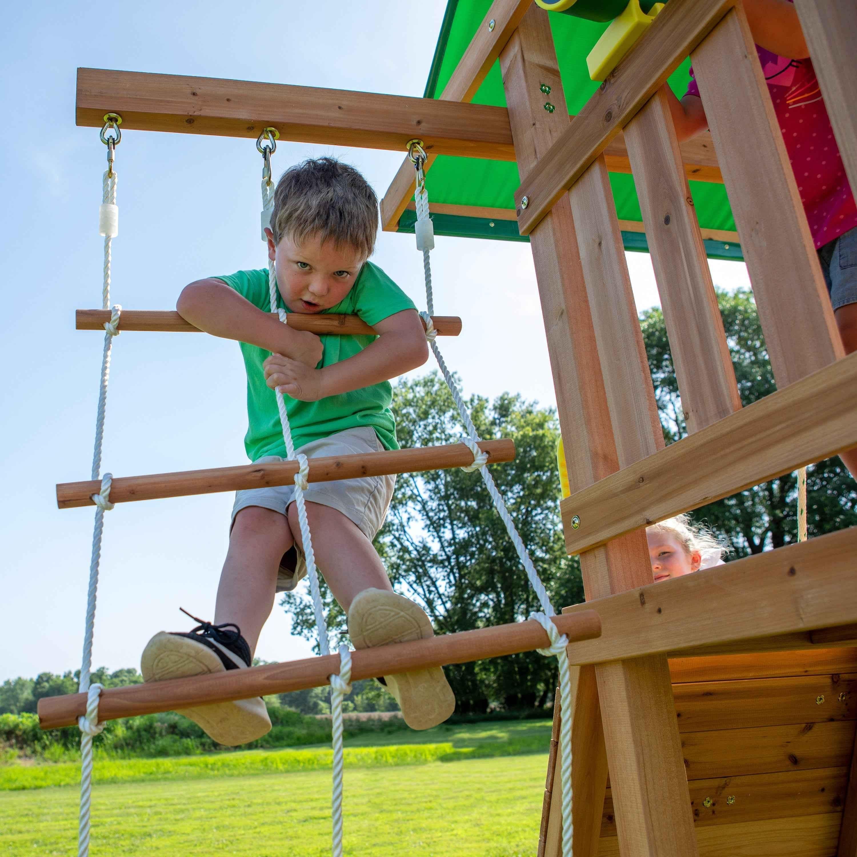 Backyard Discovery Mount McKinley Swing Set.