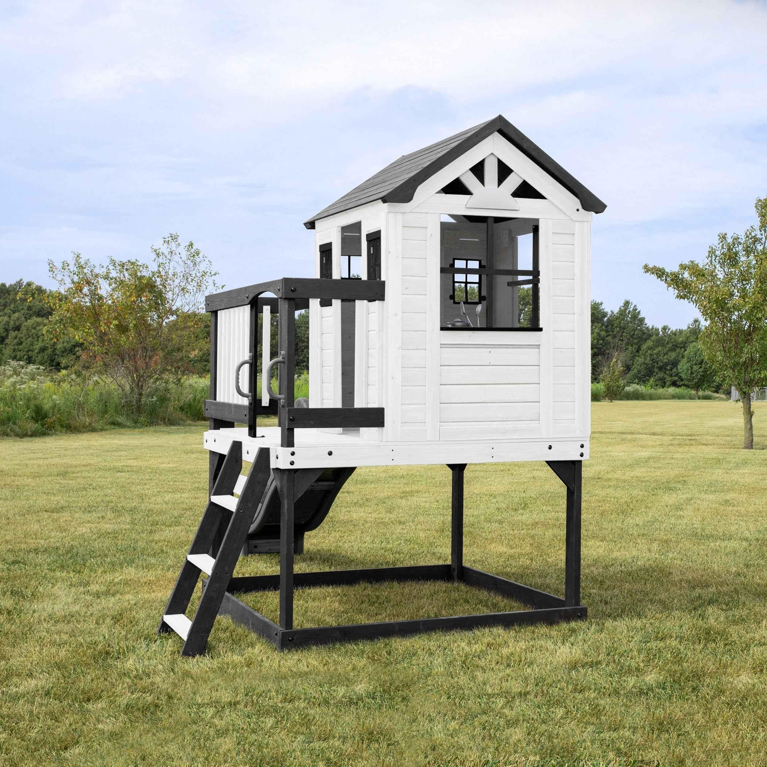 Backyard Discovery Sweetwater Heights Elevated Playhouse.