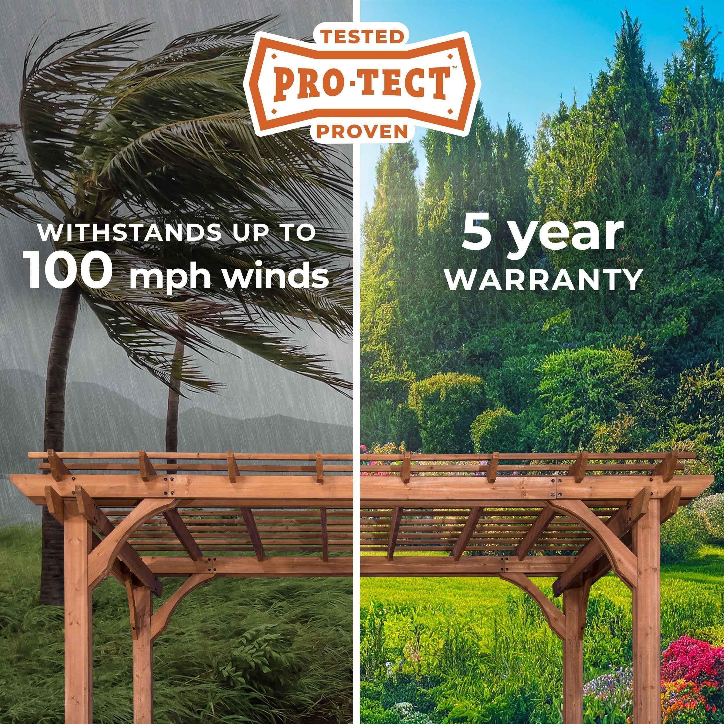 Backyard Discovery 16x12 Beaumont Pergola.
