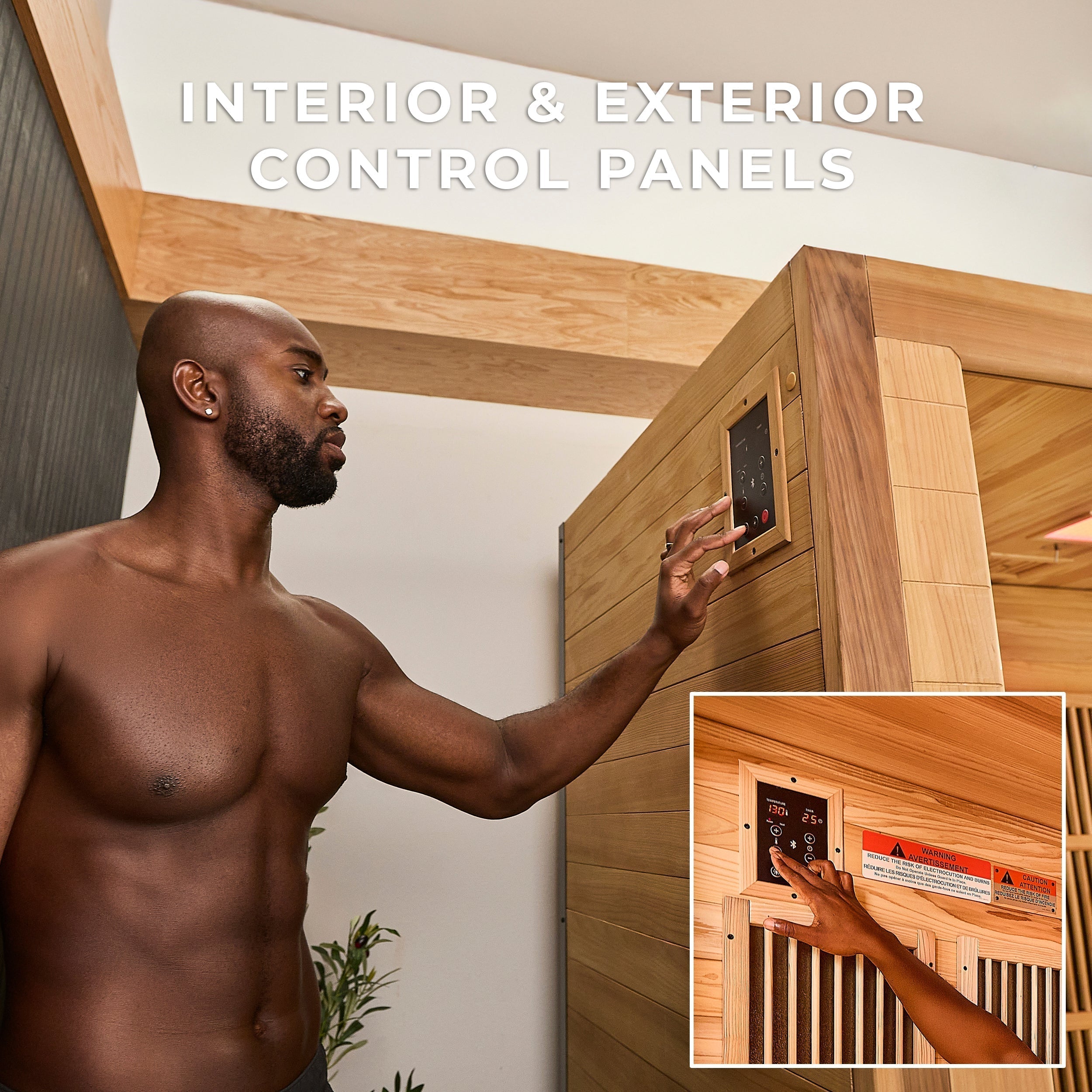 Rylan Indoor Infrared Corner Sauna – 4 Person - Shipping Included - Saunas