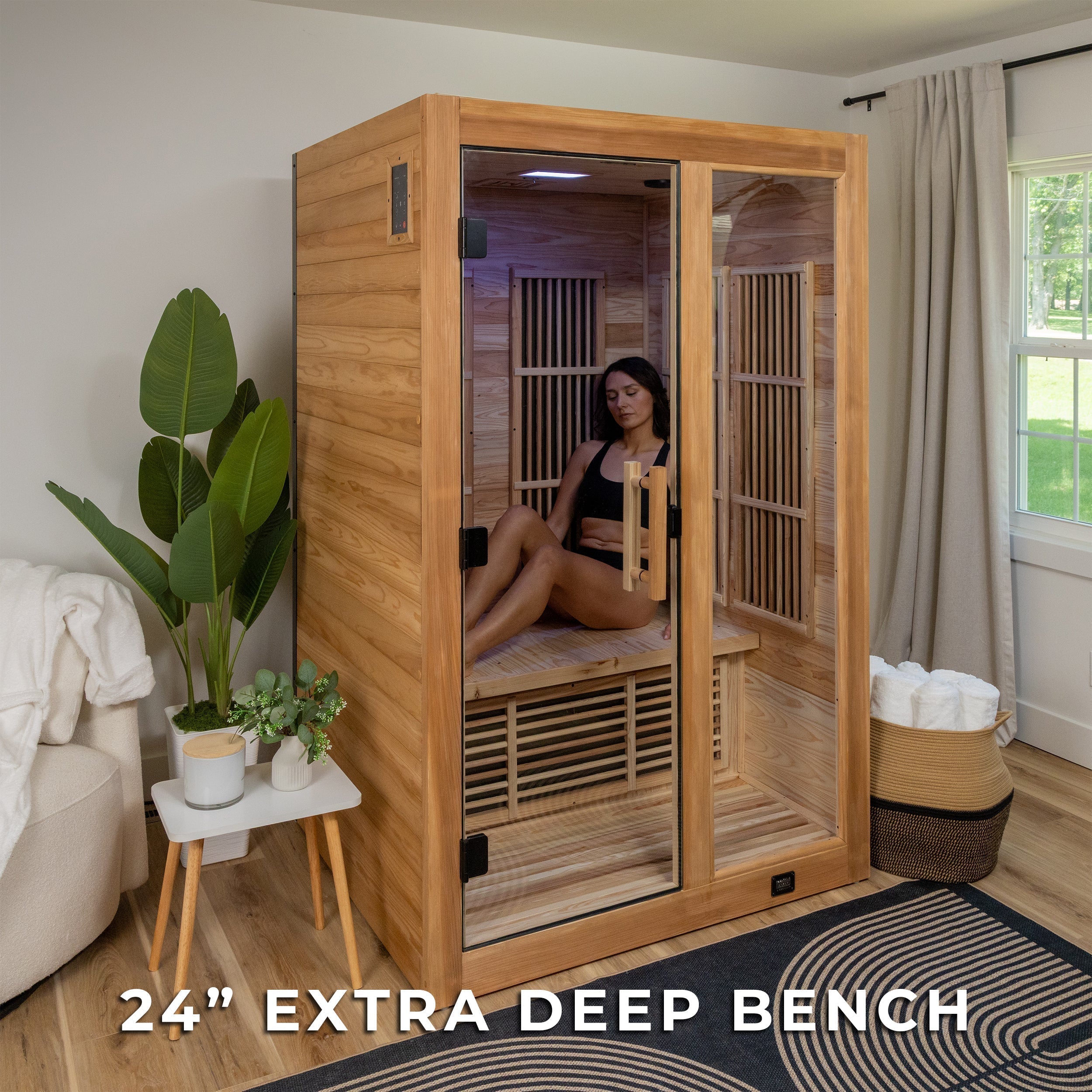 Rylan Indoor Infrared Sauna – 2 Person - Shipping Included - Saunas