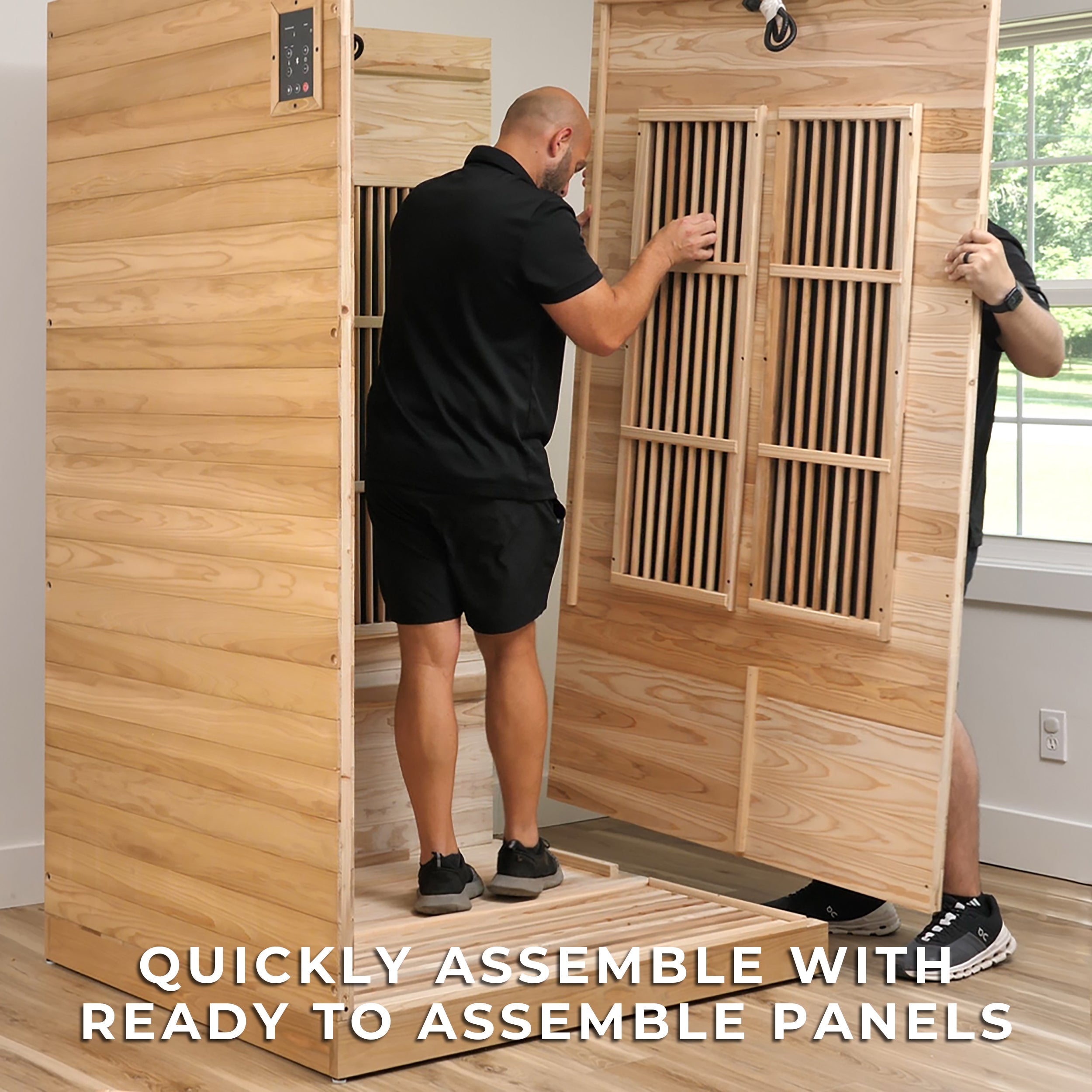 Rylan Indoor Infrared Sauna – 2 Person - Shipping Included - Saunas